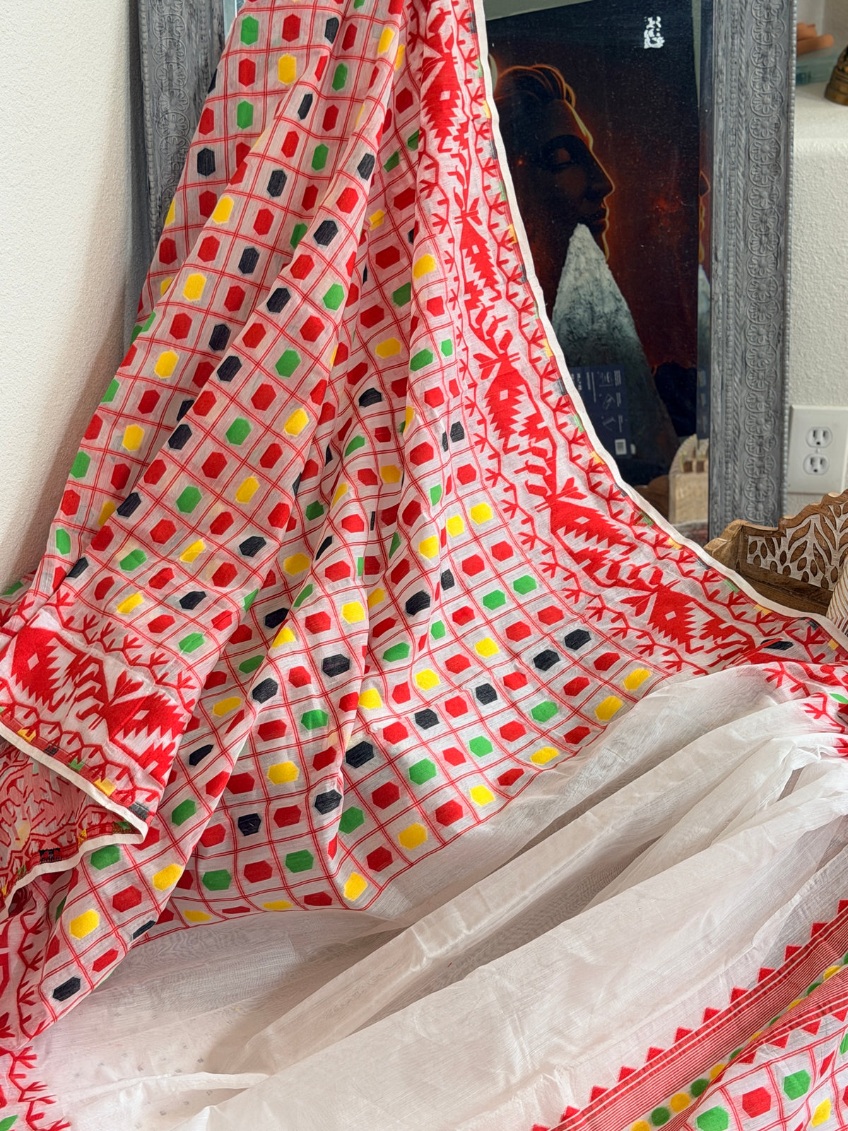 Muslin Jamdani Saree