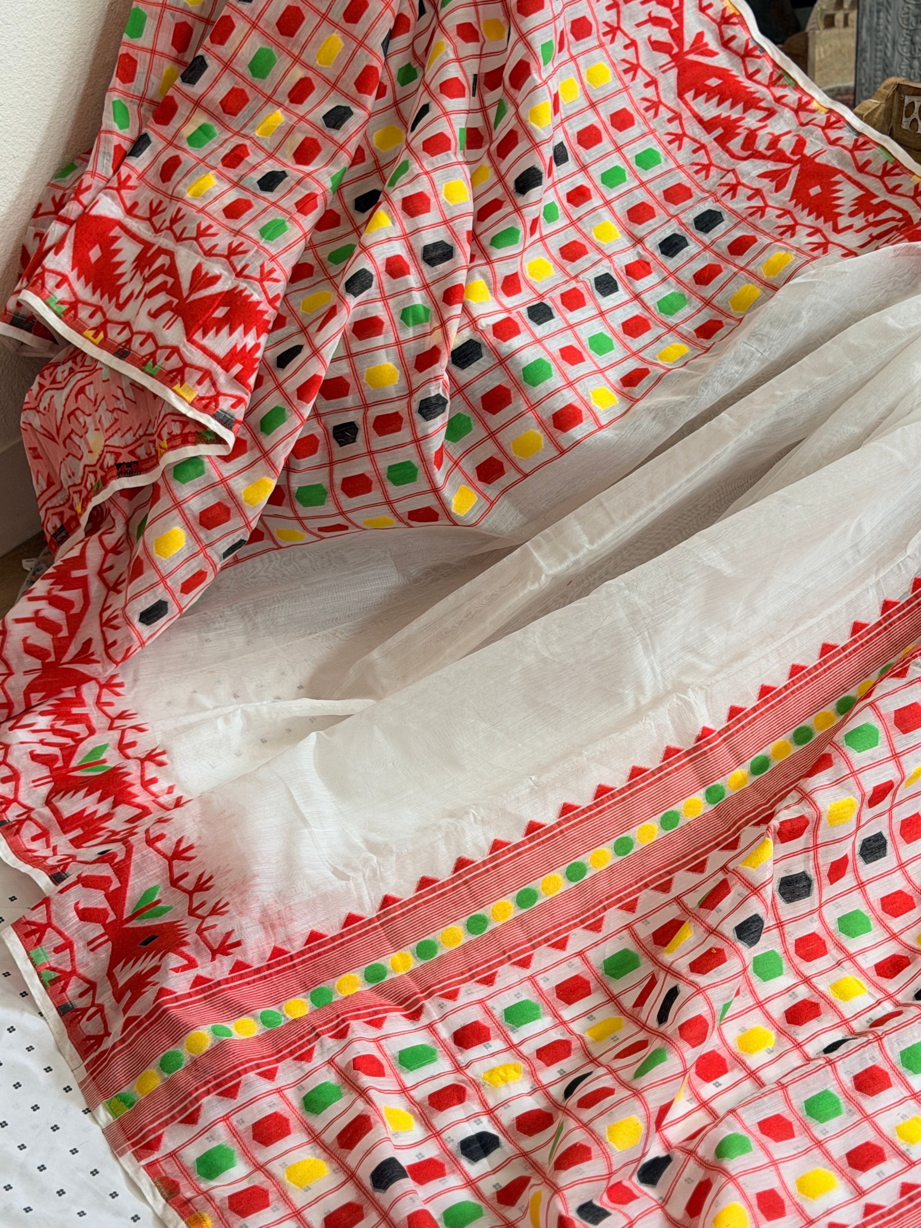 Muslin Jamdani Saree