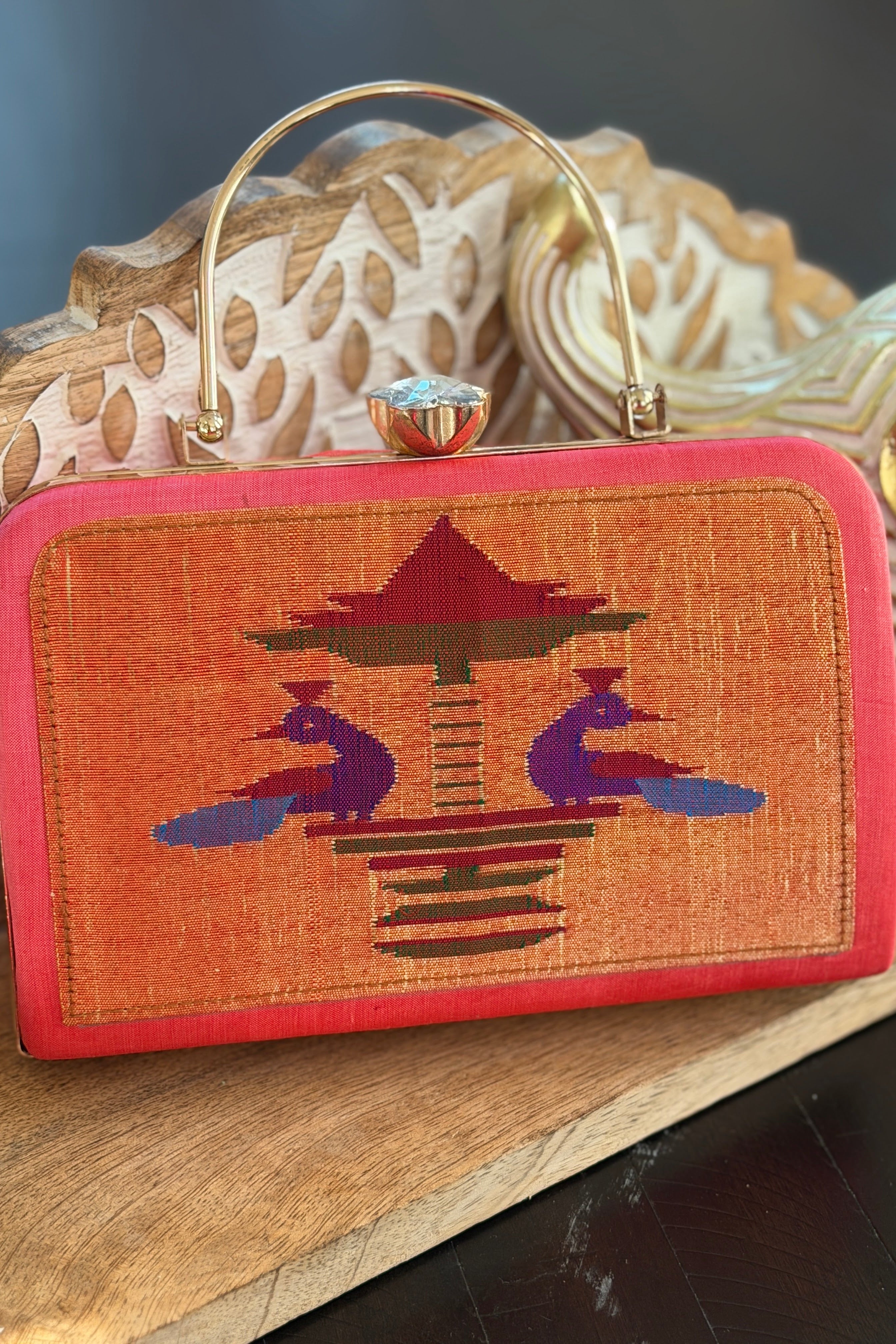 Silk Paithani Purse/Clutch