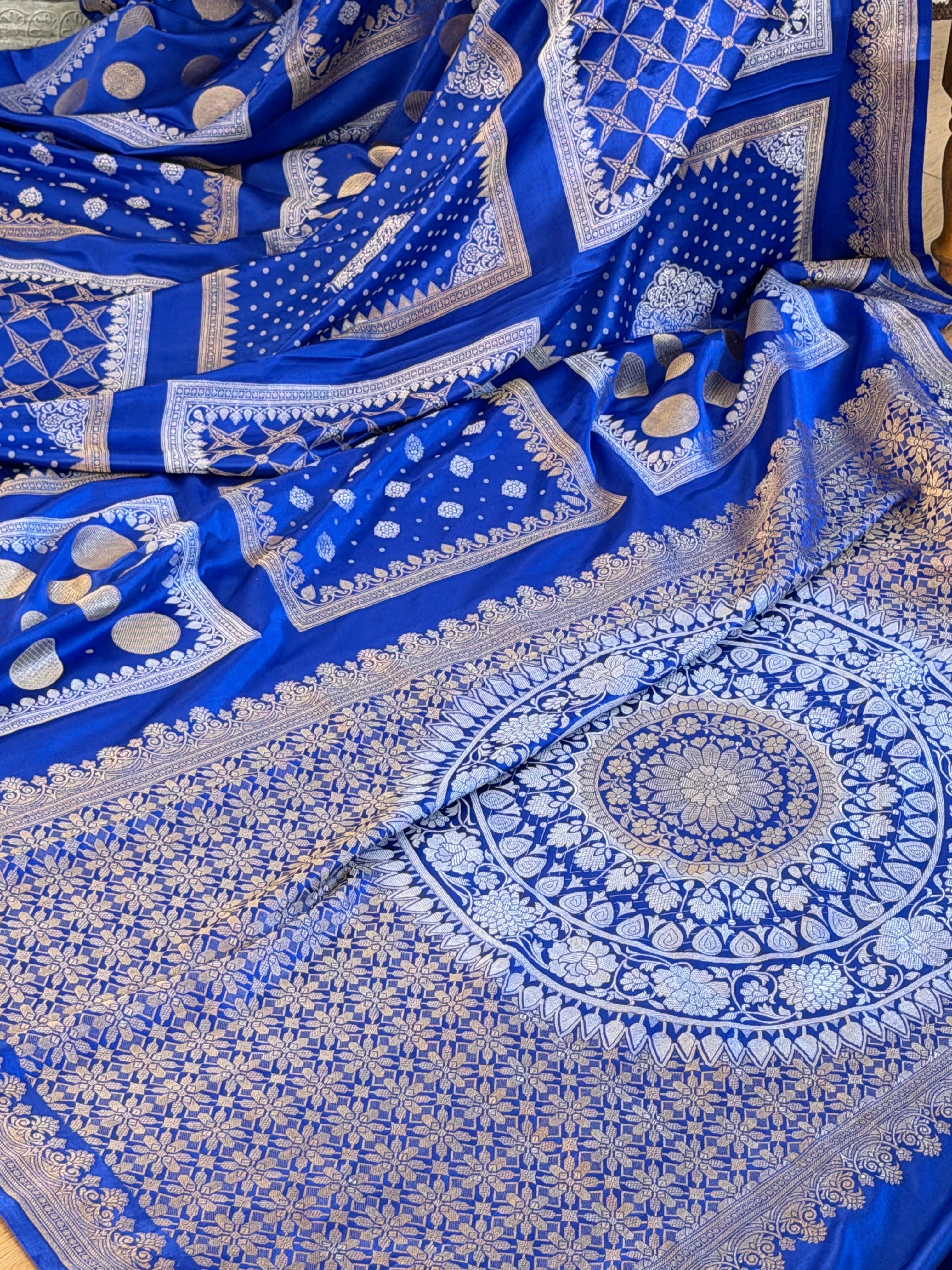 Banarasi Mashru Pure Silk Saree