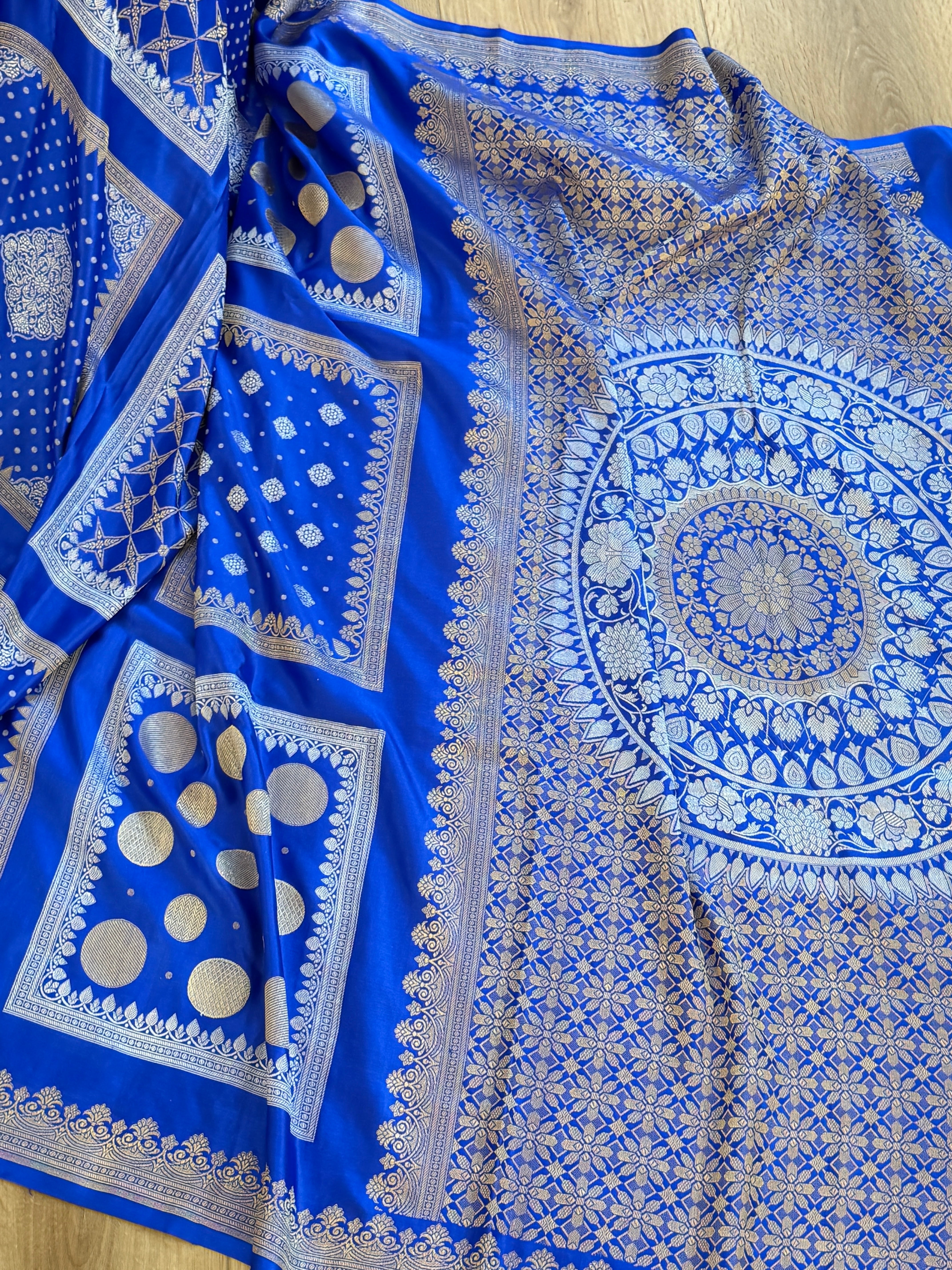 Banarasi Mashru Pure Silk Saree