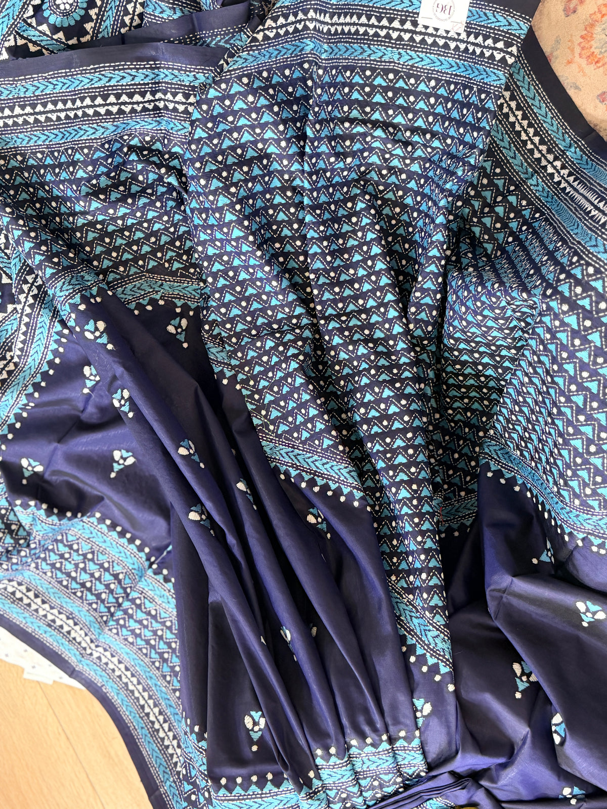 Kantha Stitch Saree