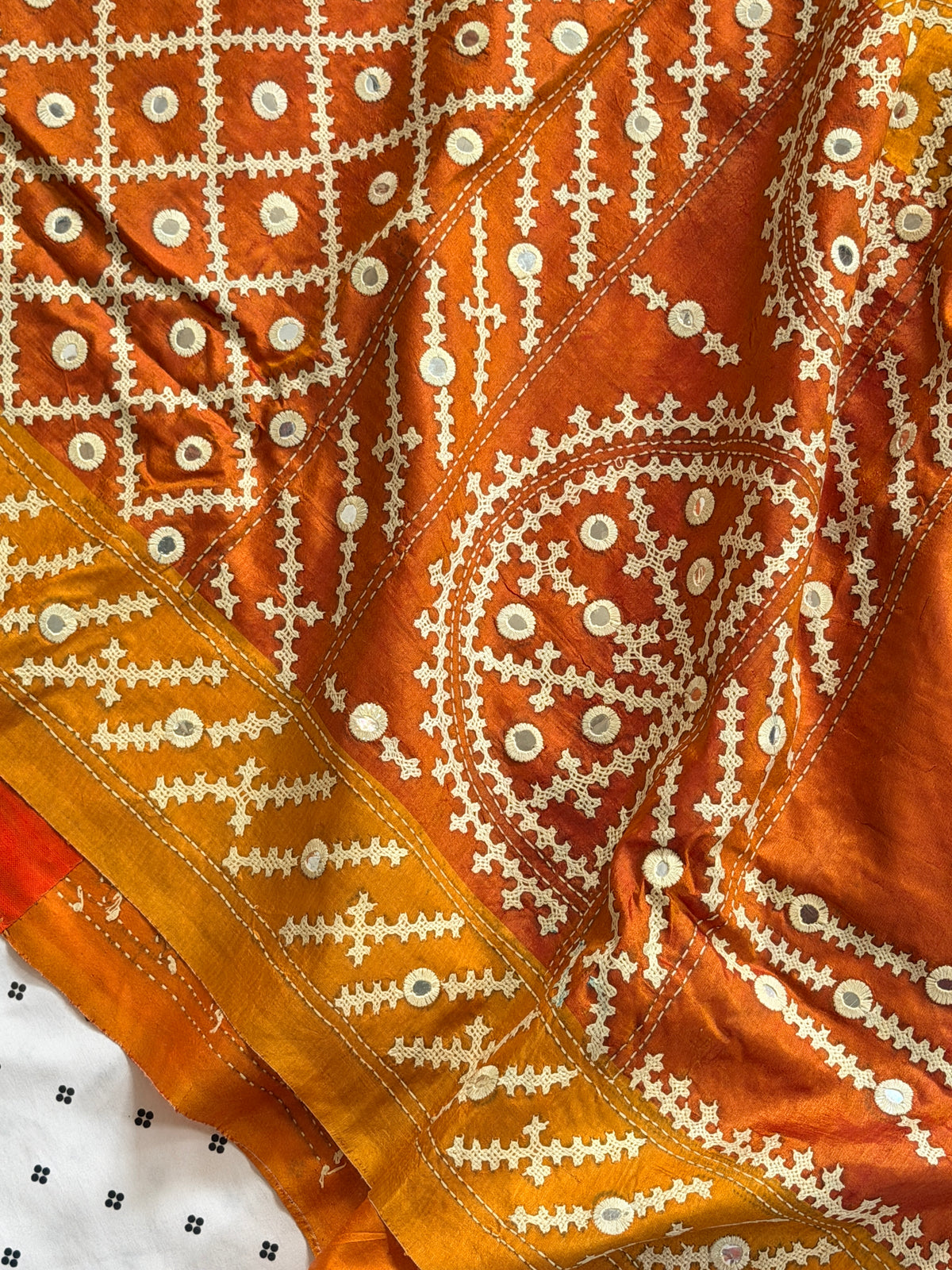 Kantha Stitch Saree