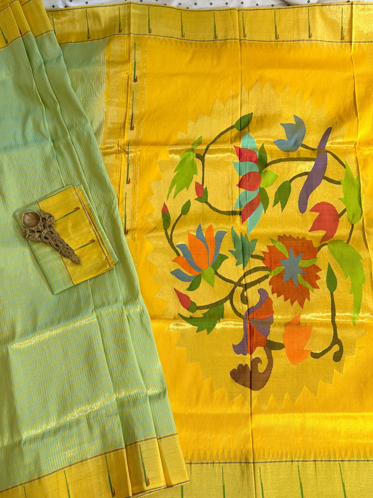 Paithani Pure silk handloom saree