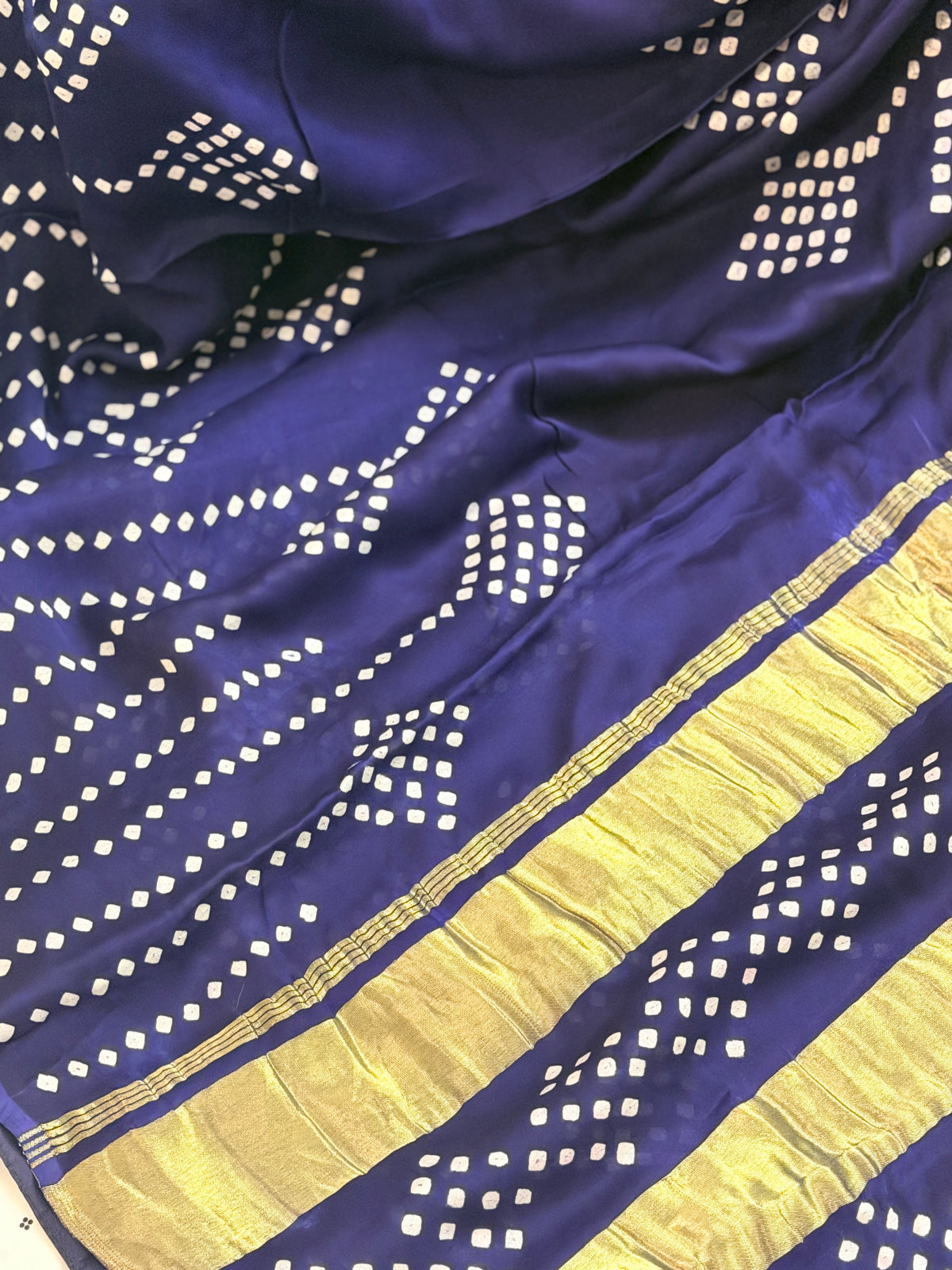 Bandhani Modal Silk Saree