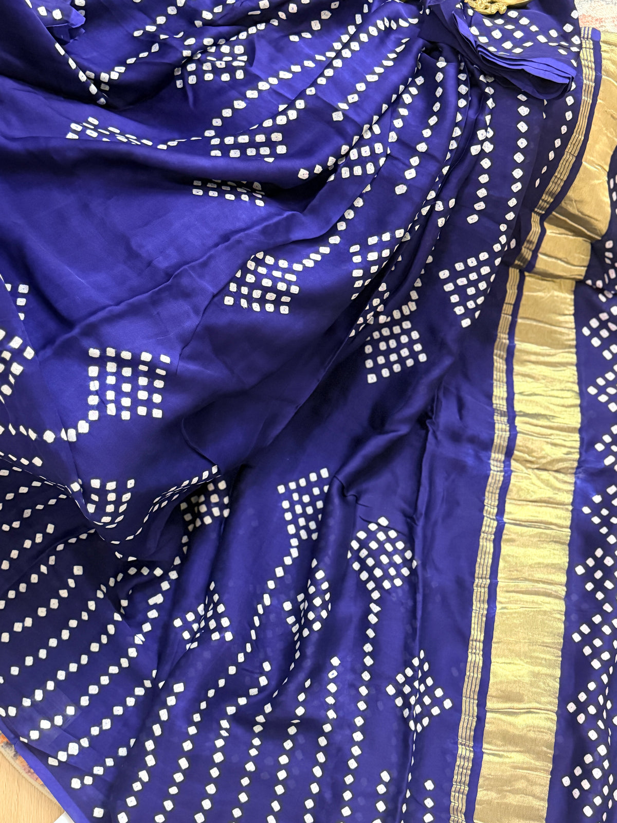 Bandhani Modal Silk Saree
