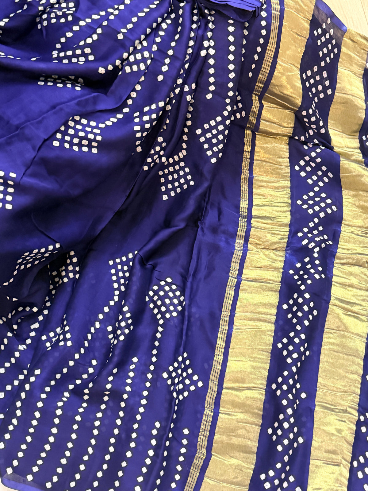 Bandhani Modal Silk Saree
