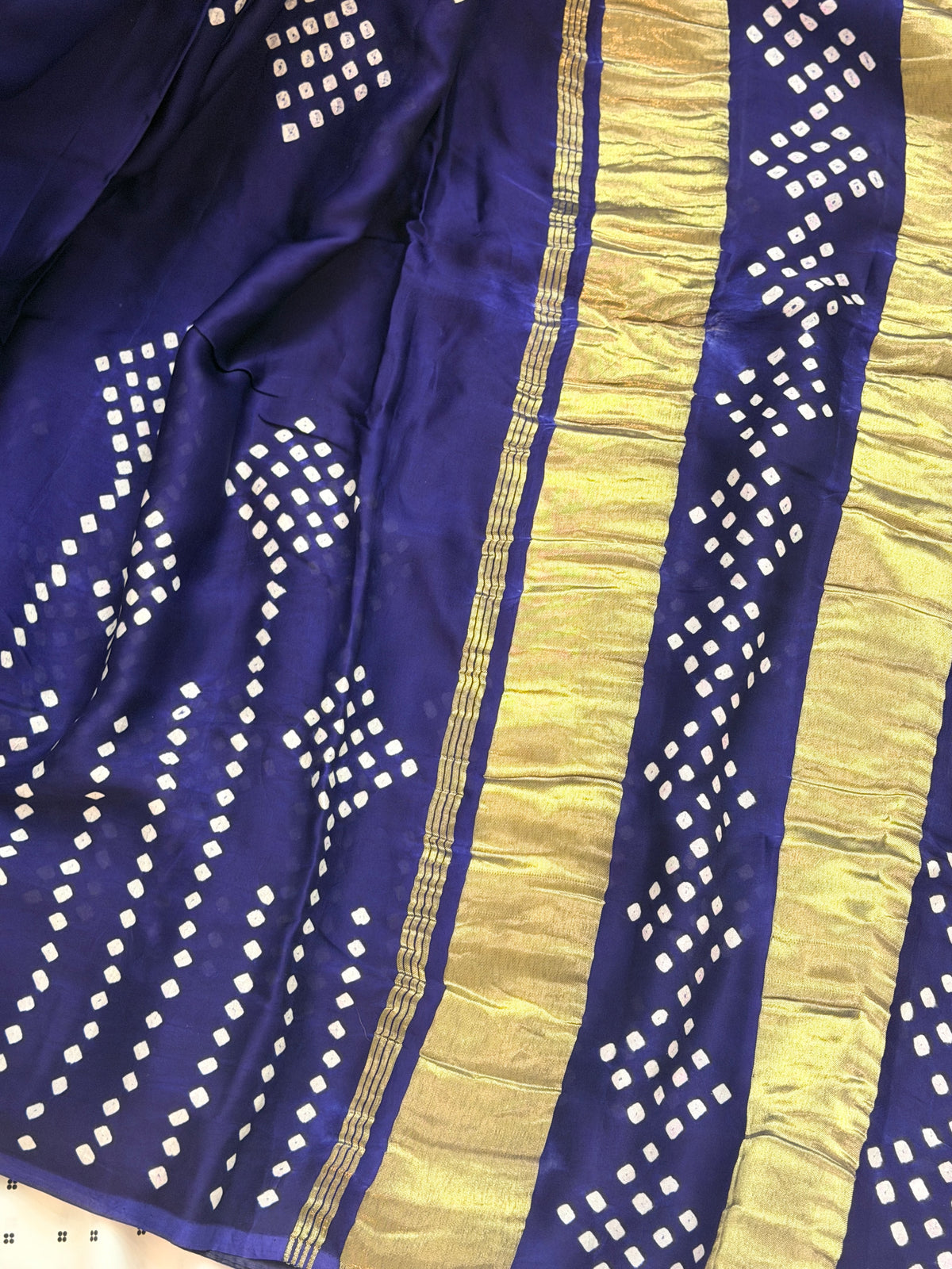 Bandhani Modal Silk Saree