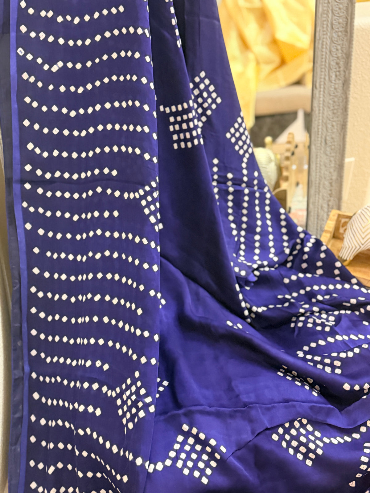 Bandhani Modal Silk Saree