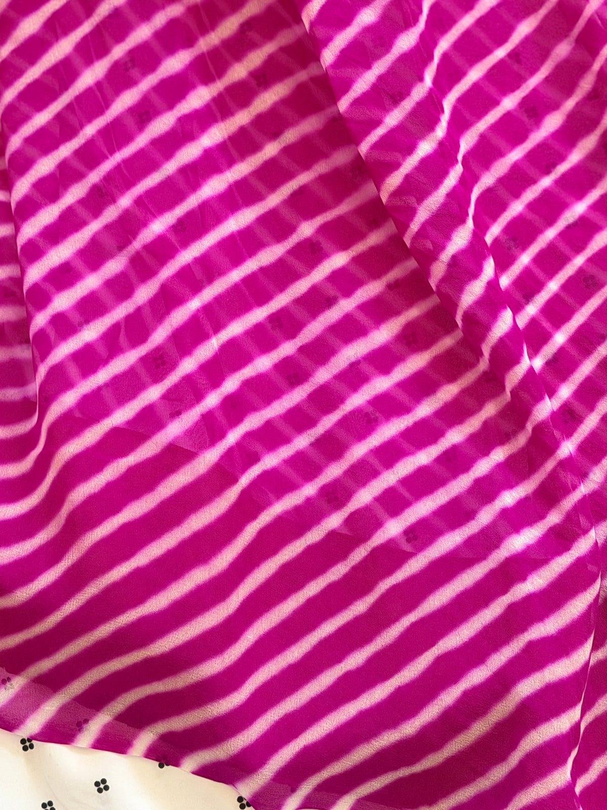 Chiffon Leheriya Saree