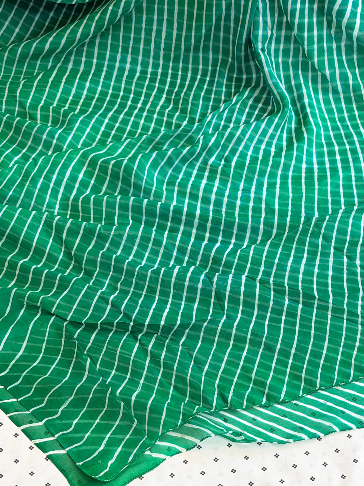 Chiffon Leheriya Saree