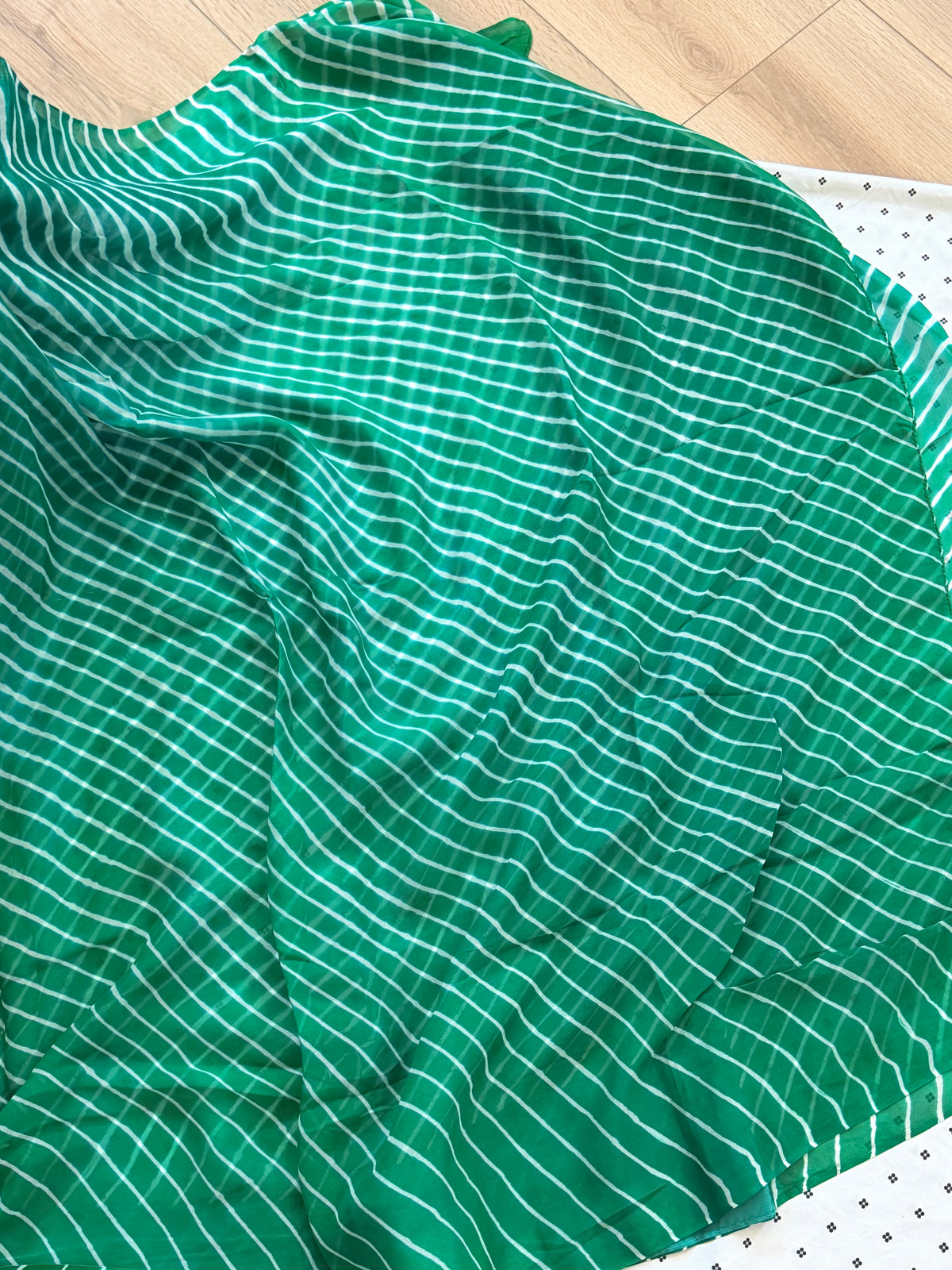 Chiffon Leheriya Saree