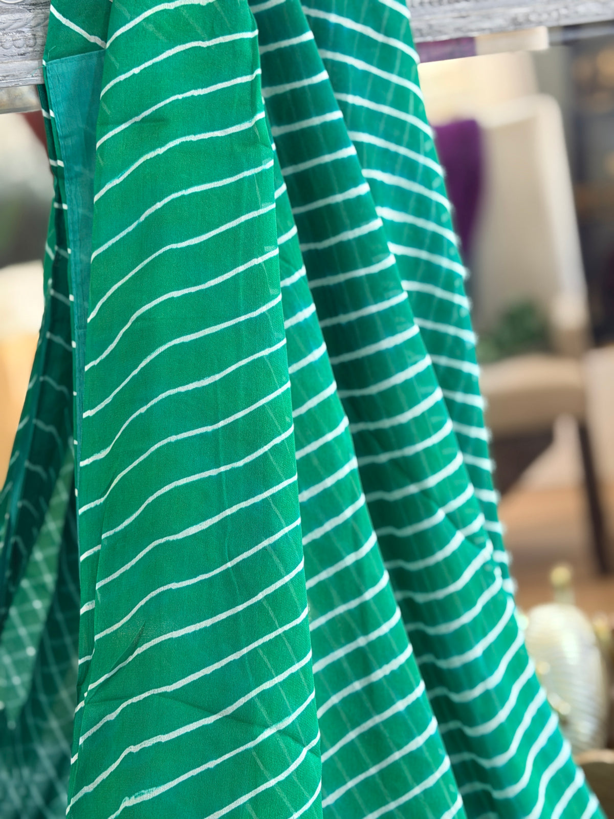 Chiffon Leheriya Saree