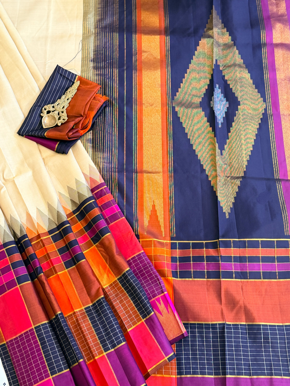 Kanjeevaram Handloom Pure Silk Saree