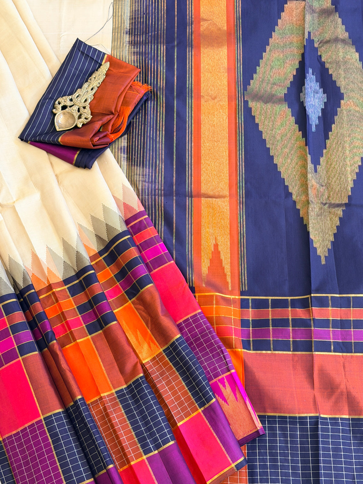 Kanjeevaram Handloom Pure Silk Saree
