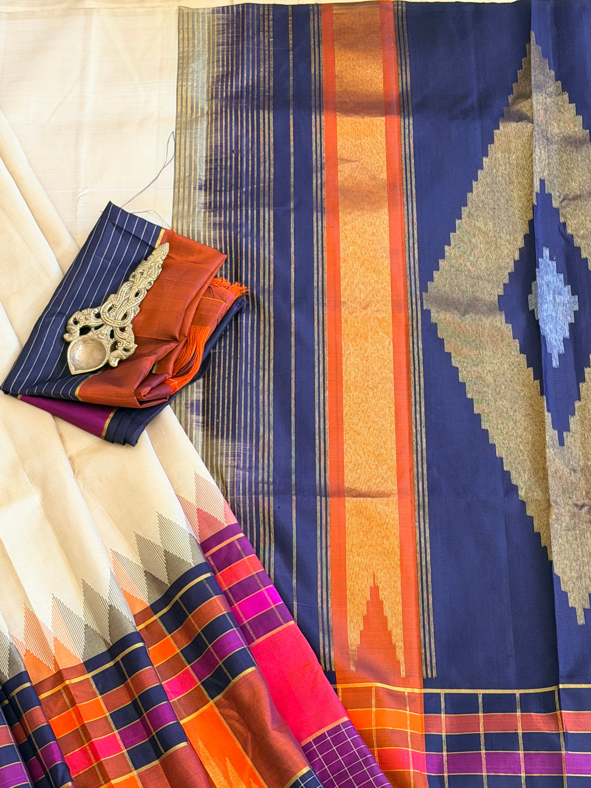 Kanjeevaram Handloom Pure Silk Saree
