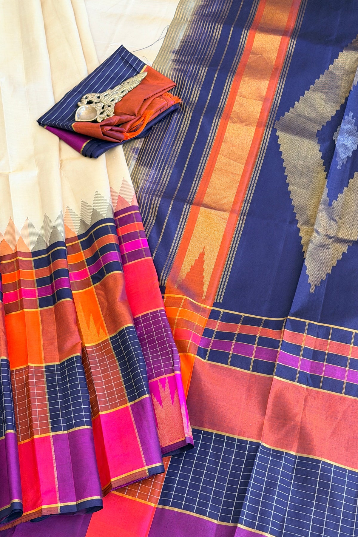 Kanjeevaram Handloom Pure Silk Saree