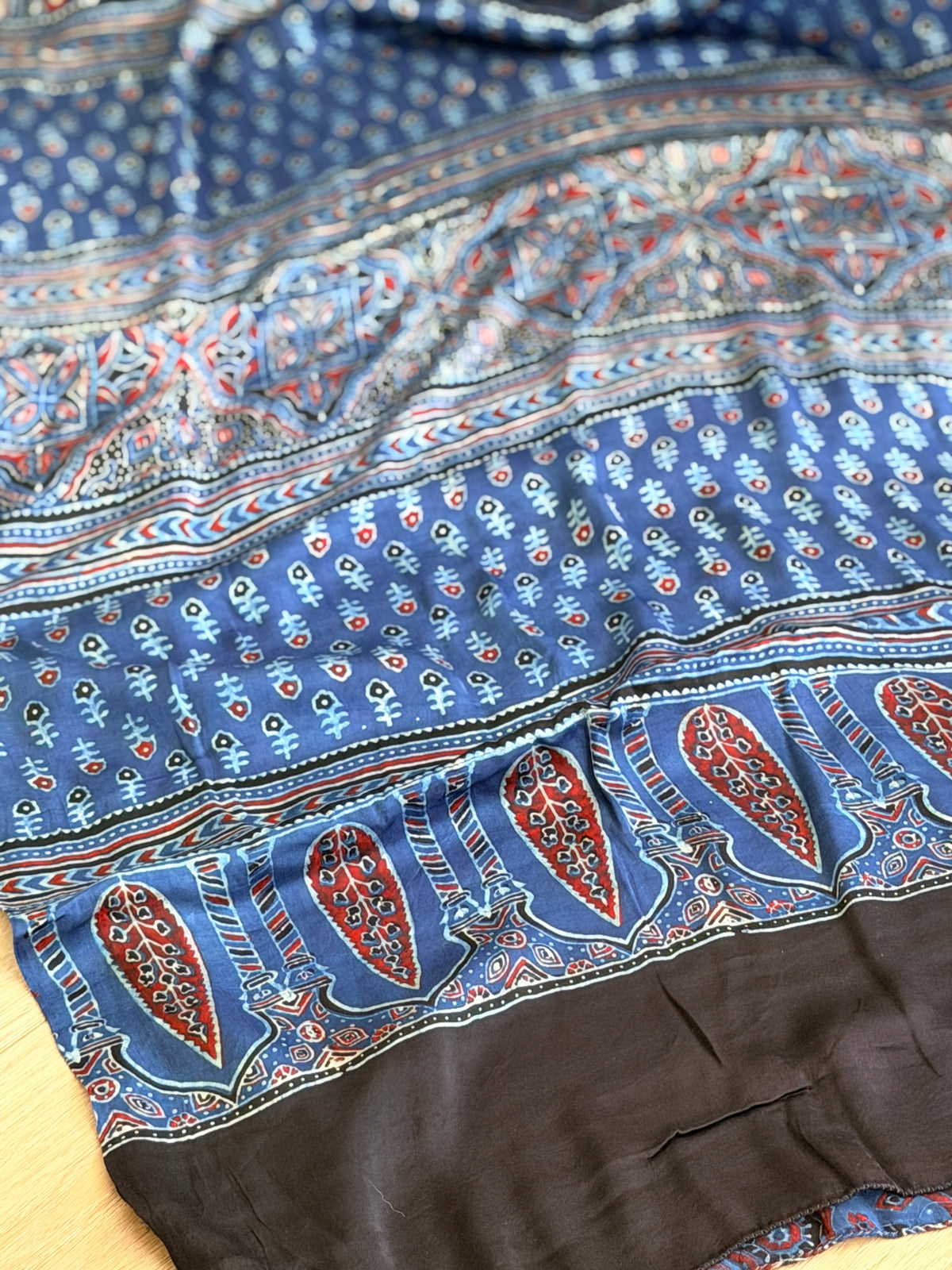 Modal Ajrak Saree