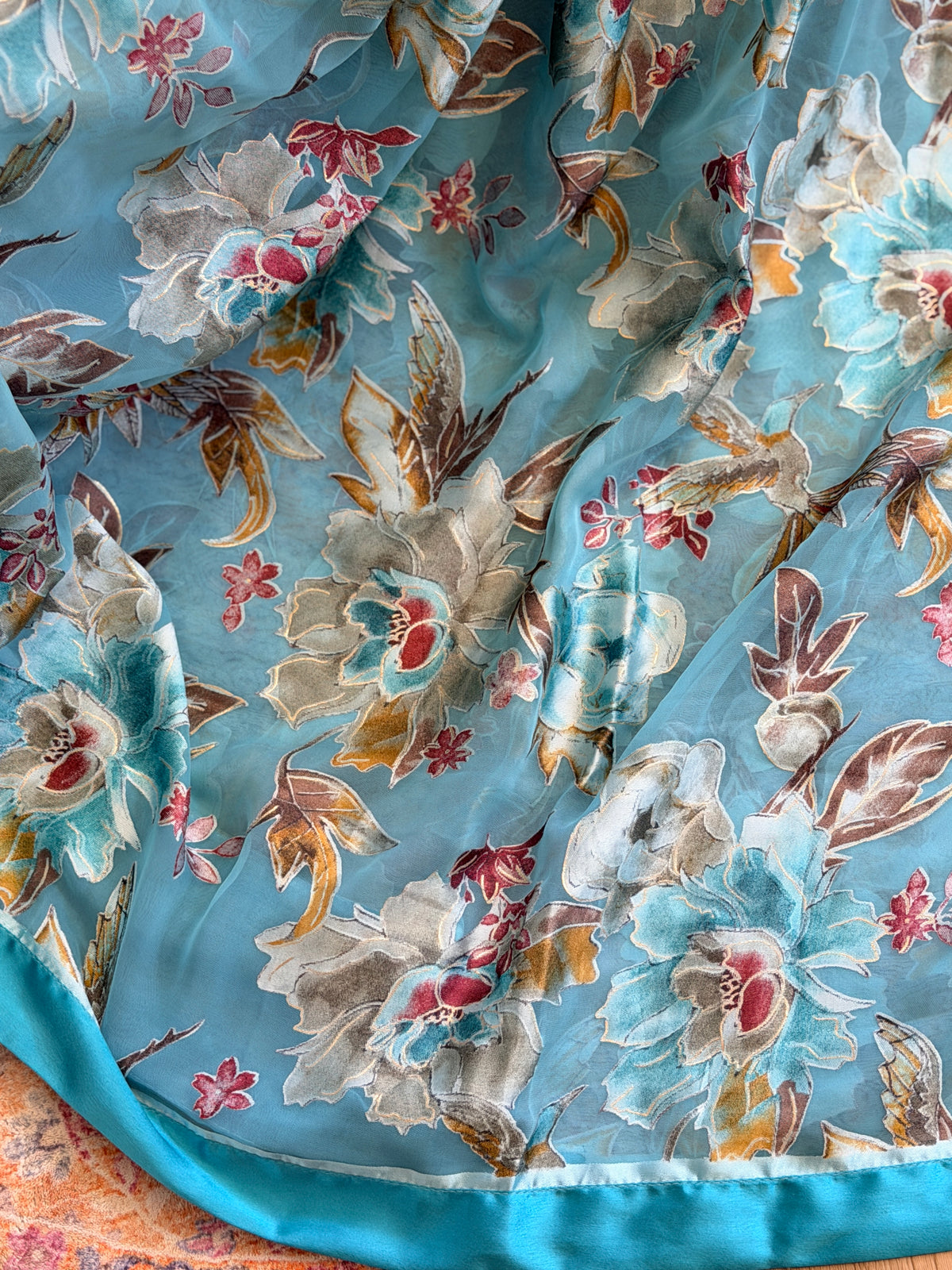 Chiffon Floral Printed Saree