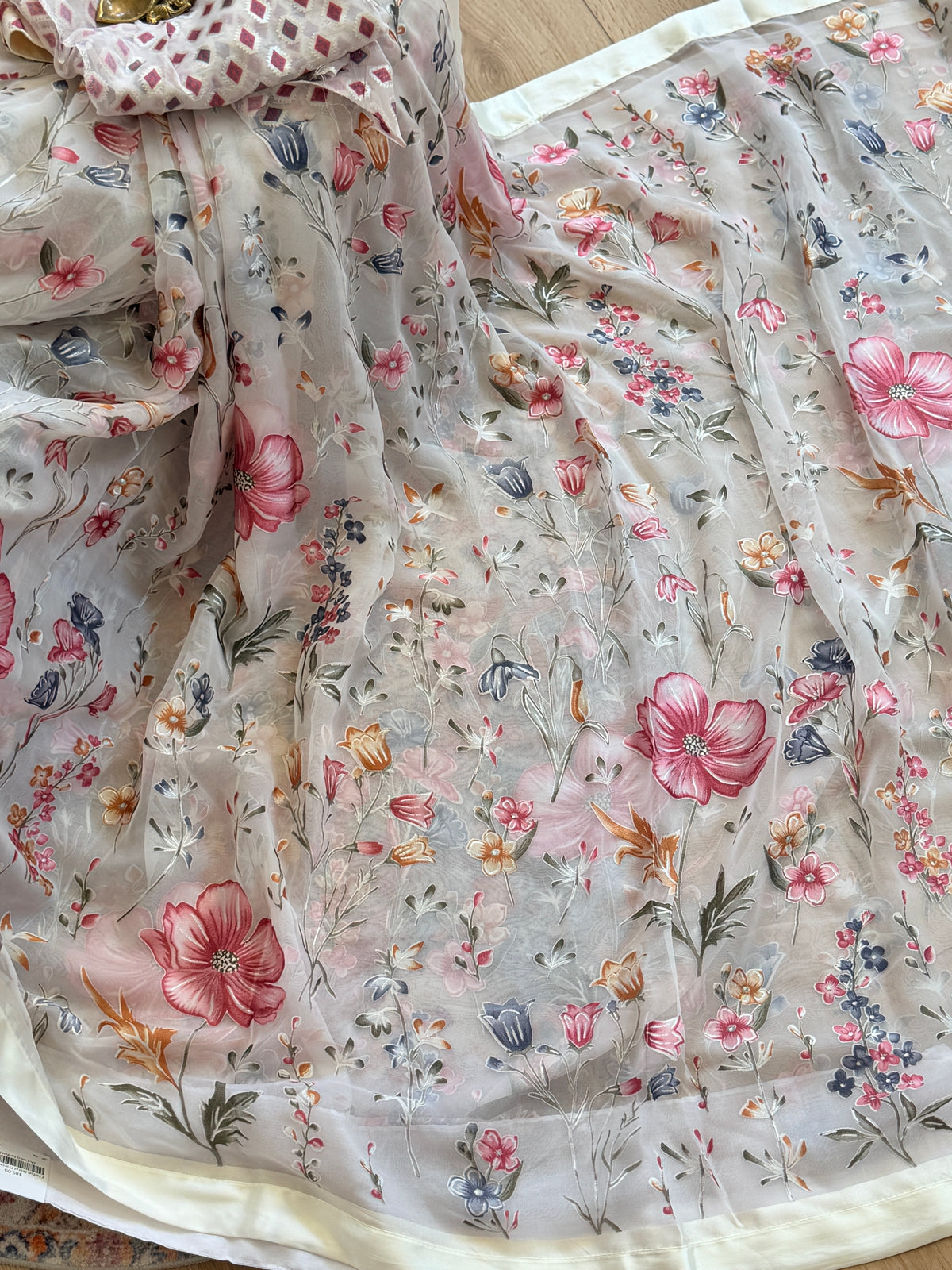 Chiffon Floral Printed Saree