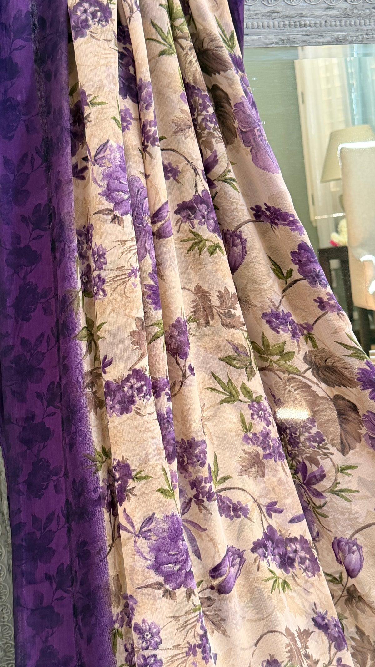 Chiffon Floral Printed Saree
