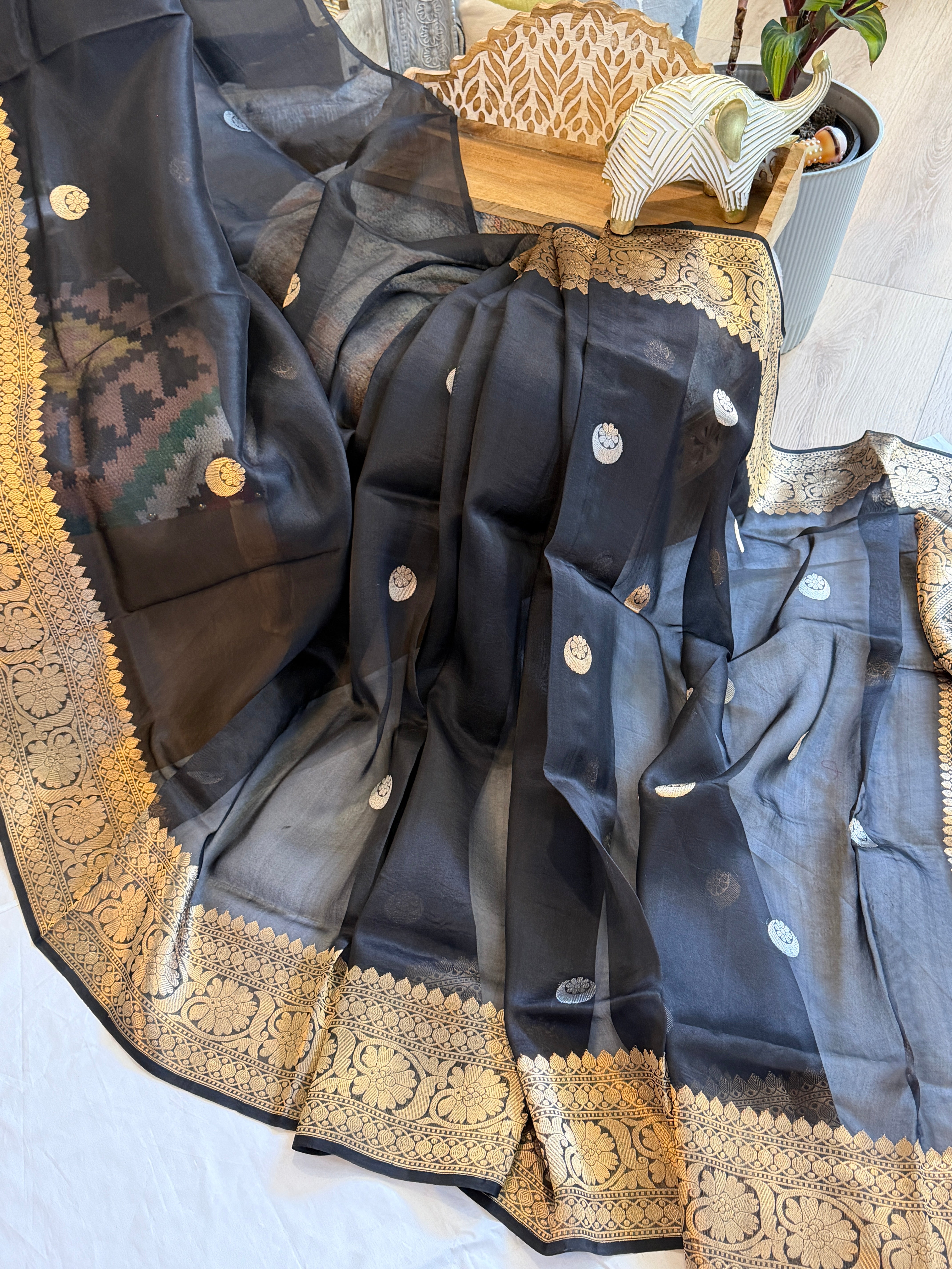 Banarasi Kora Organza Silk Saree
