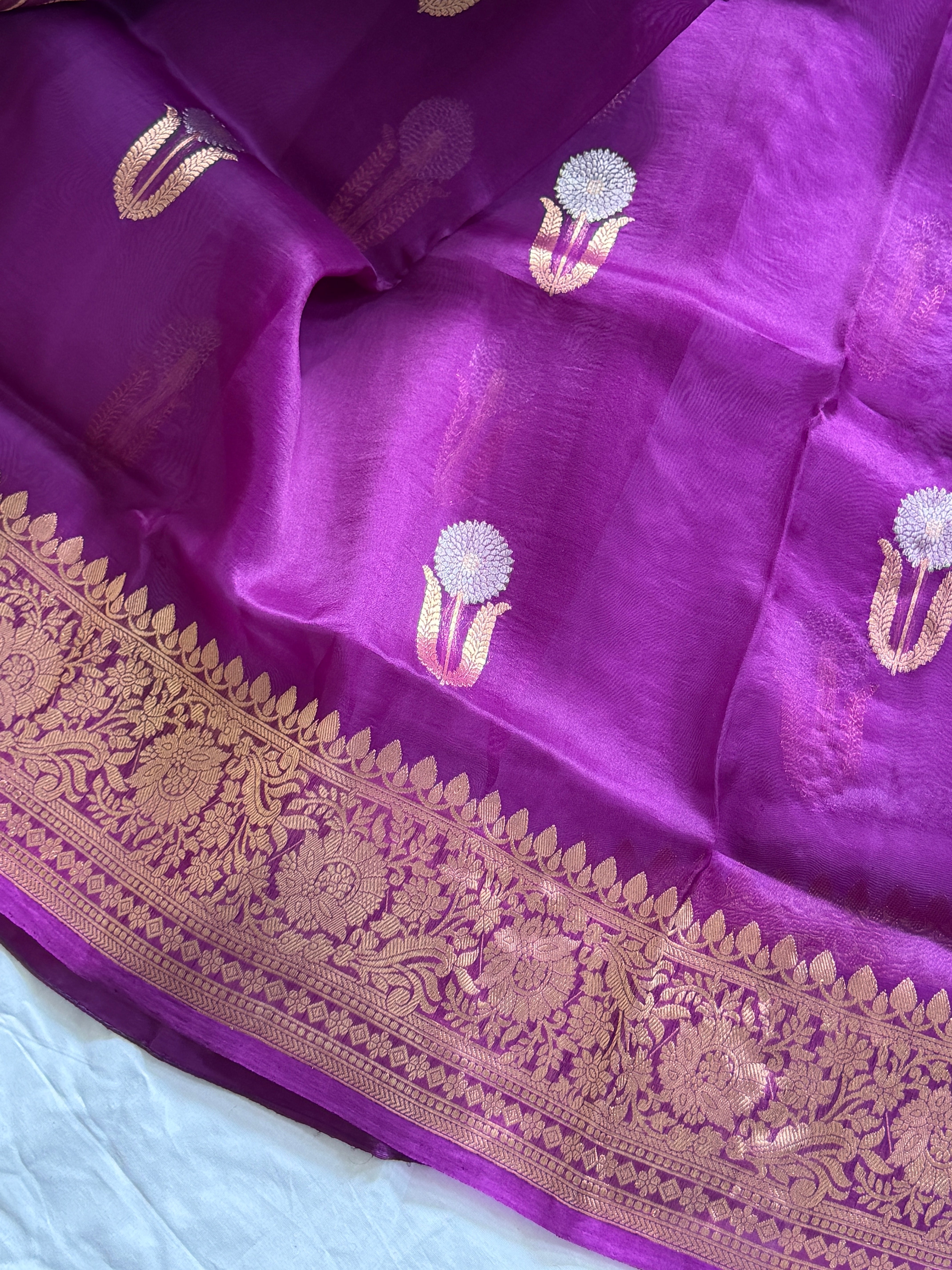 Banarasi Kora Organza Silk Saree