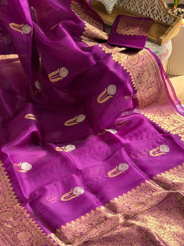 Banarasi Kora Organza Silk Saree