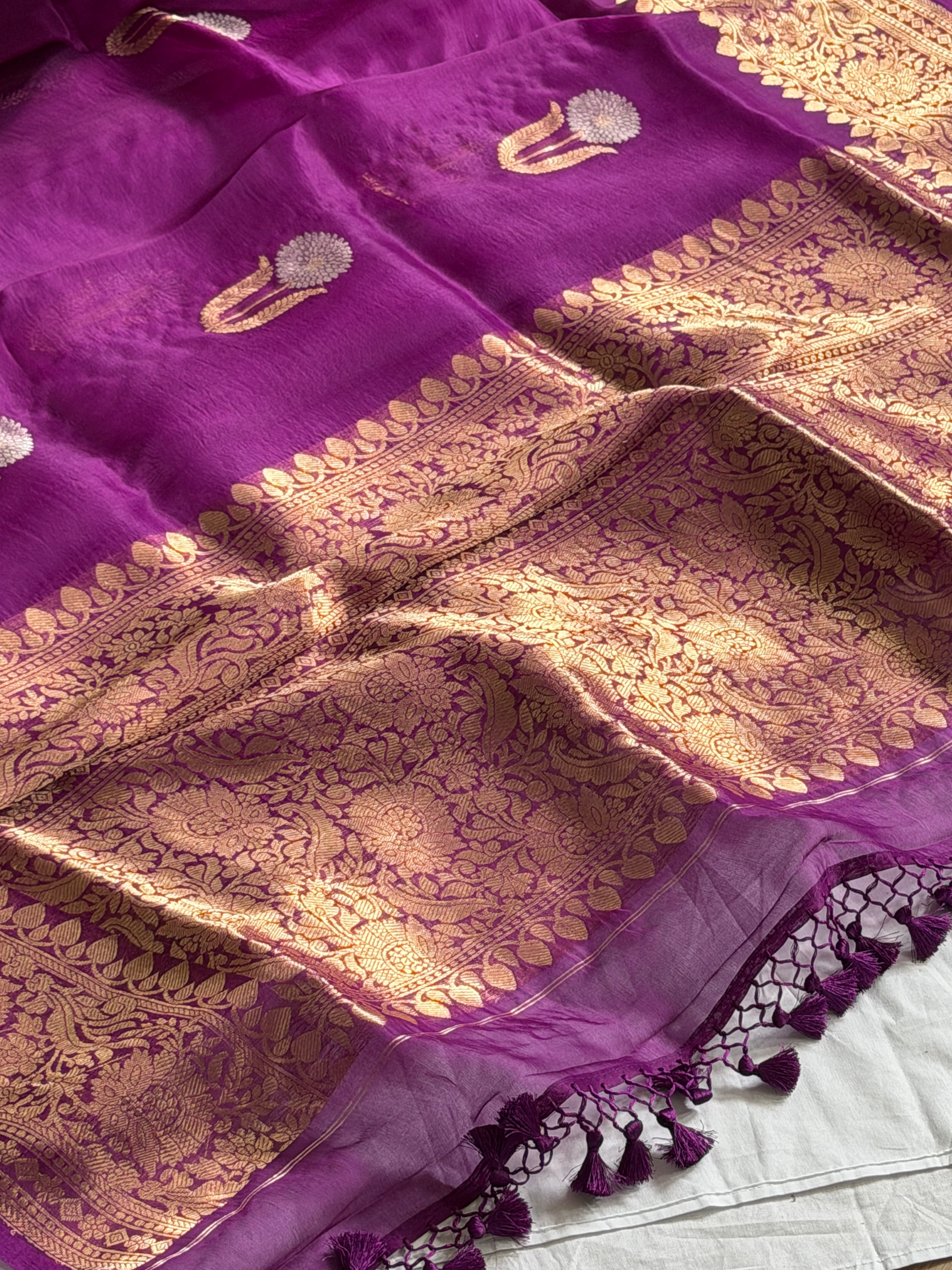 Banarasi Kora Organza Silk Saree