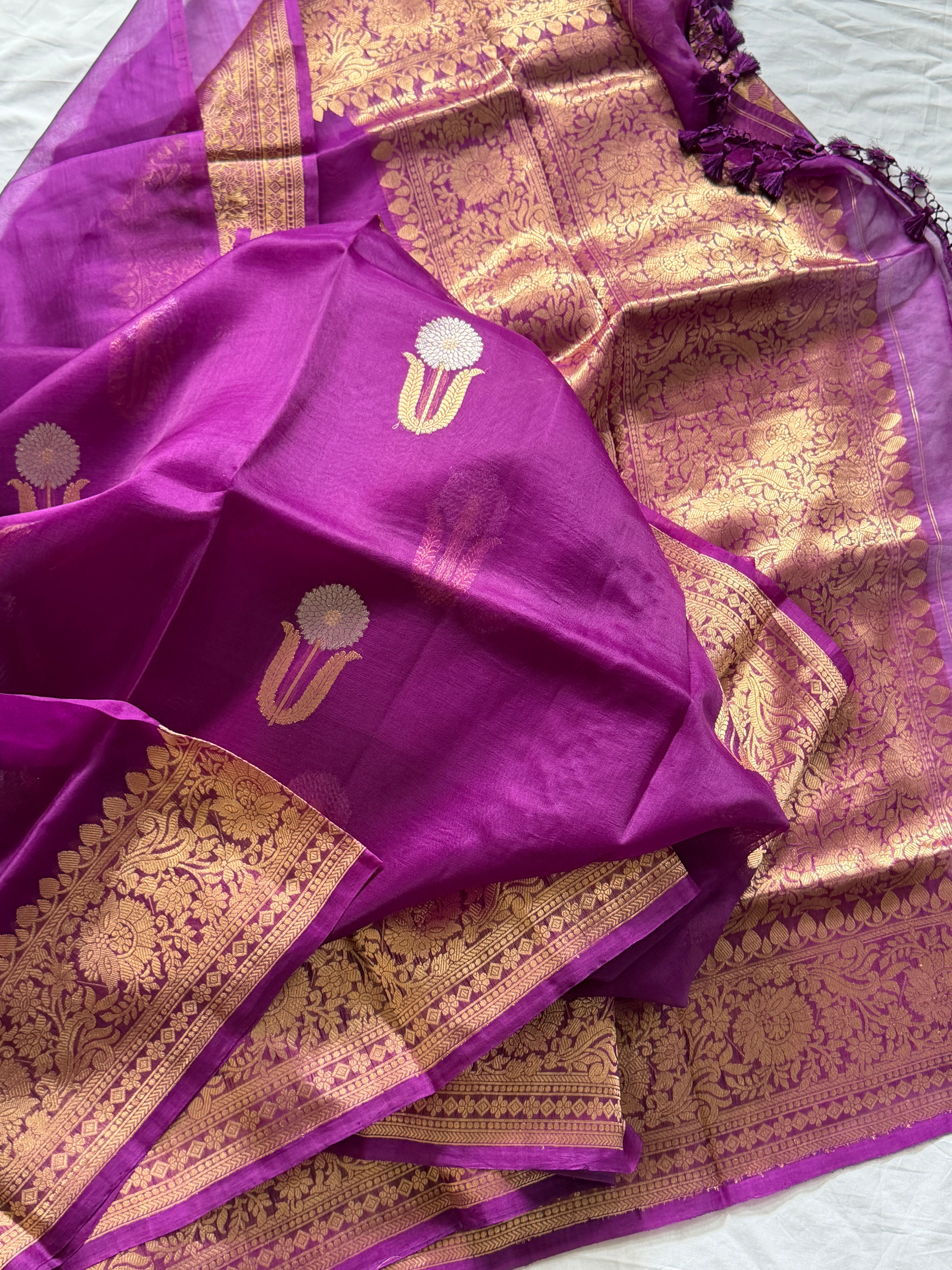 Banarasi Kora Organza Silk Saree