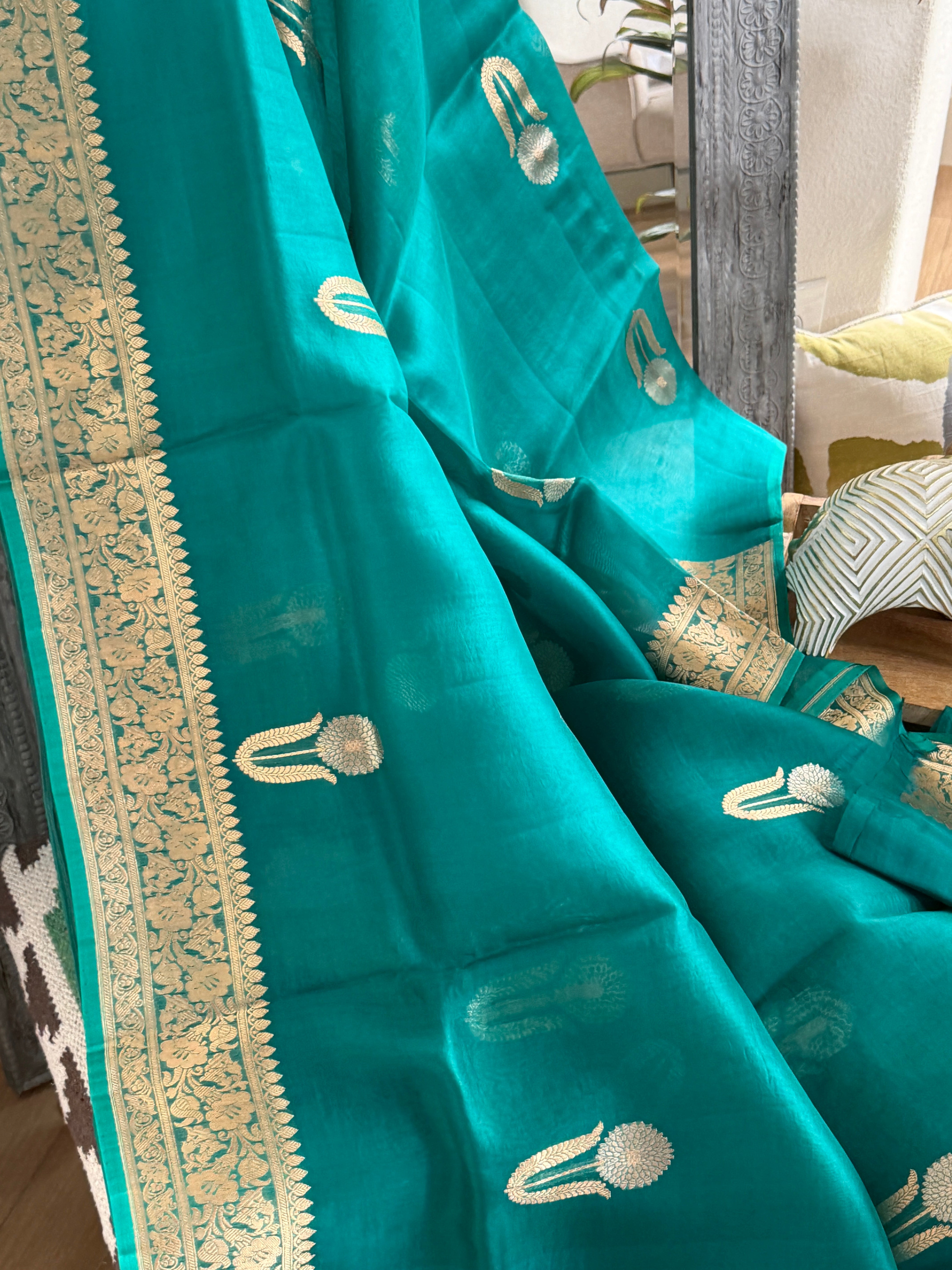Banarasi Kora Organza Silk Saree