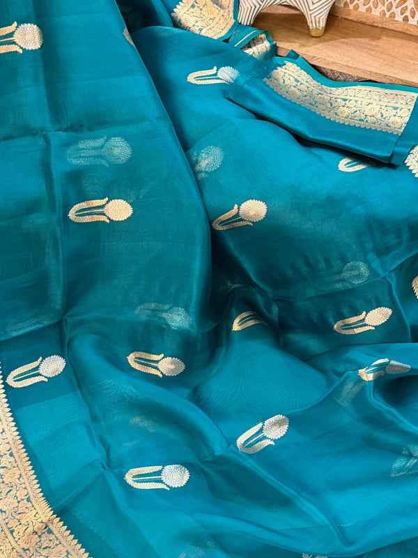 Banarasi Kora Organza Silk Saree