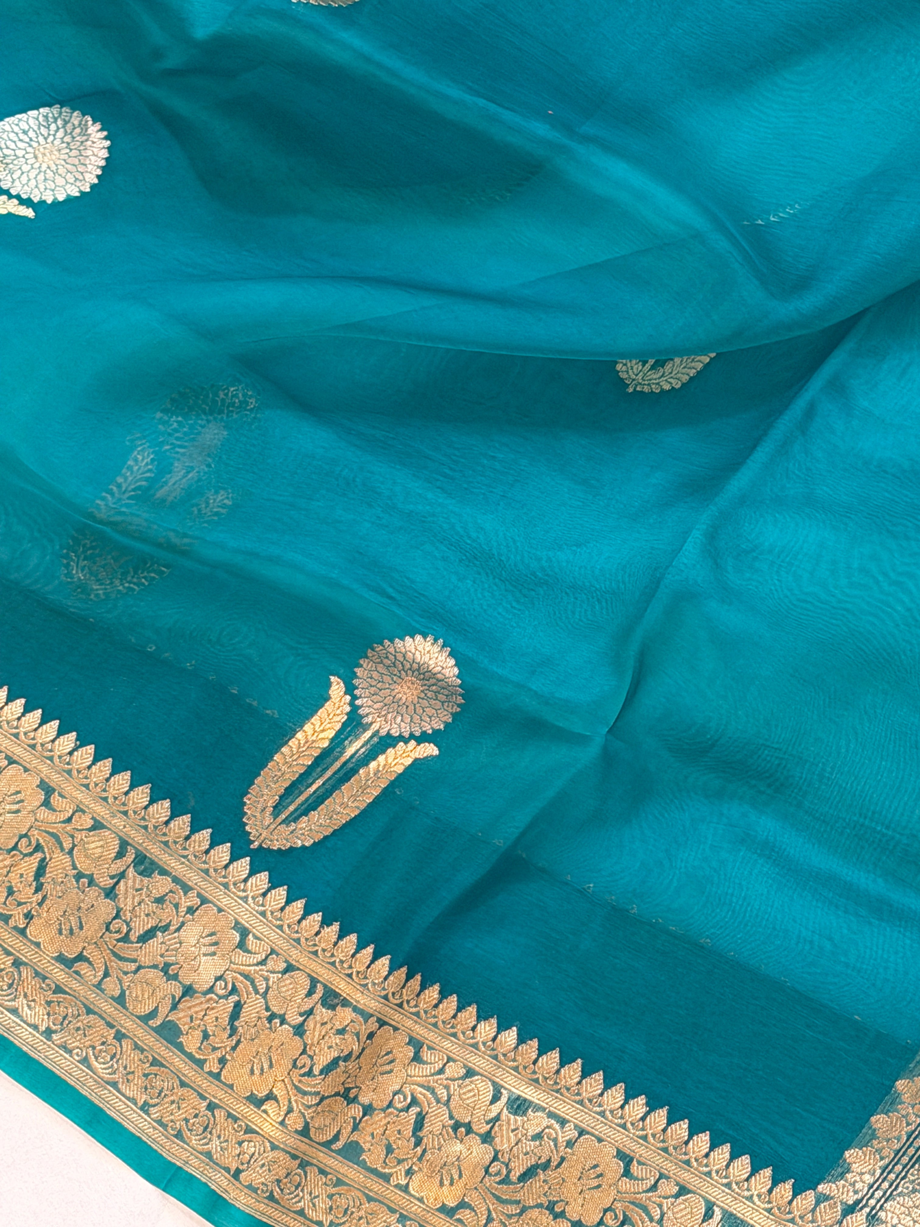 Banarasi Kora Organza Silk Saree