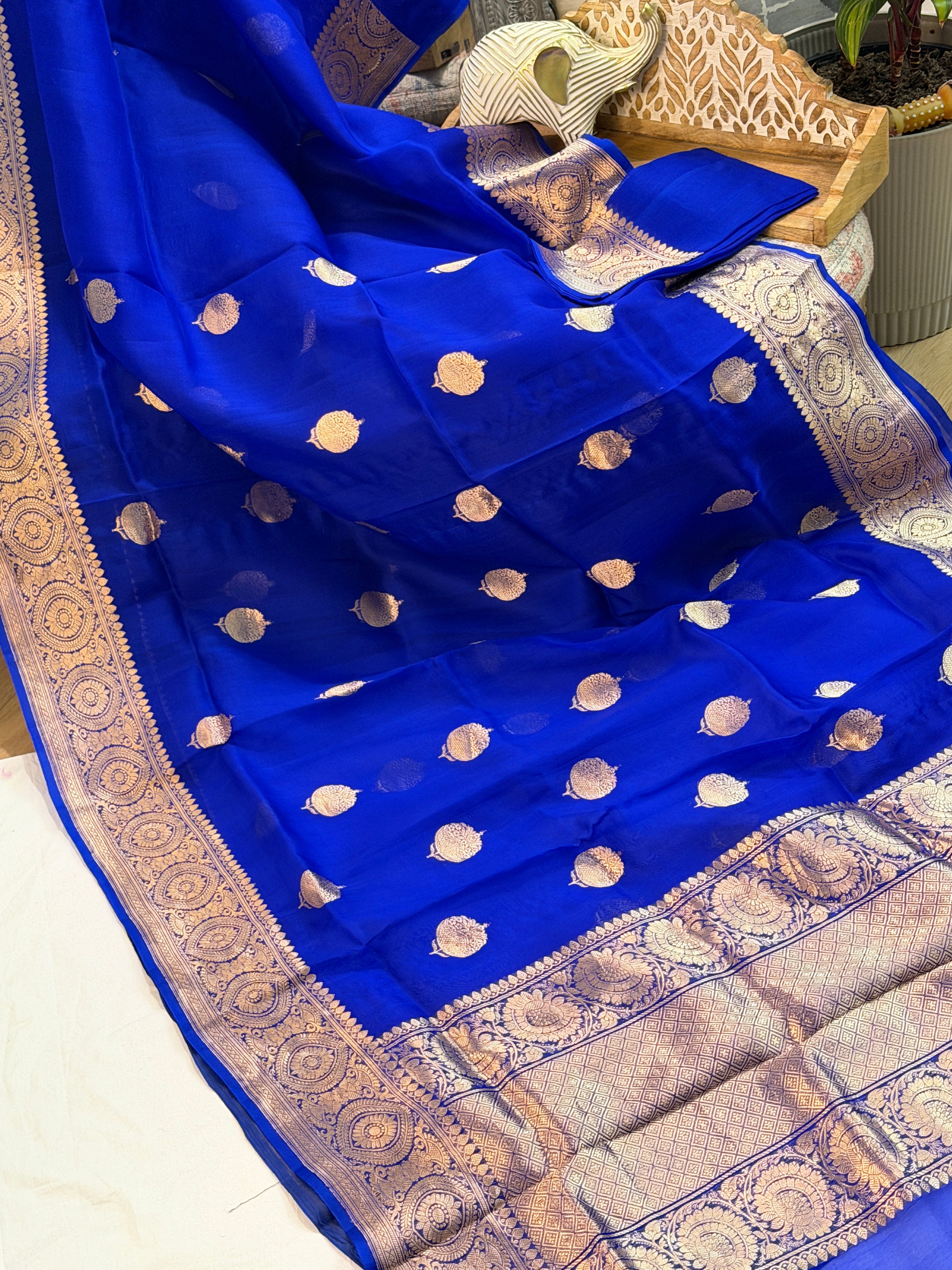 Banarasi Kora Organza Silk Saree