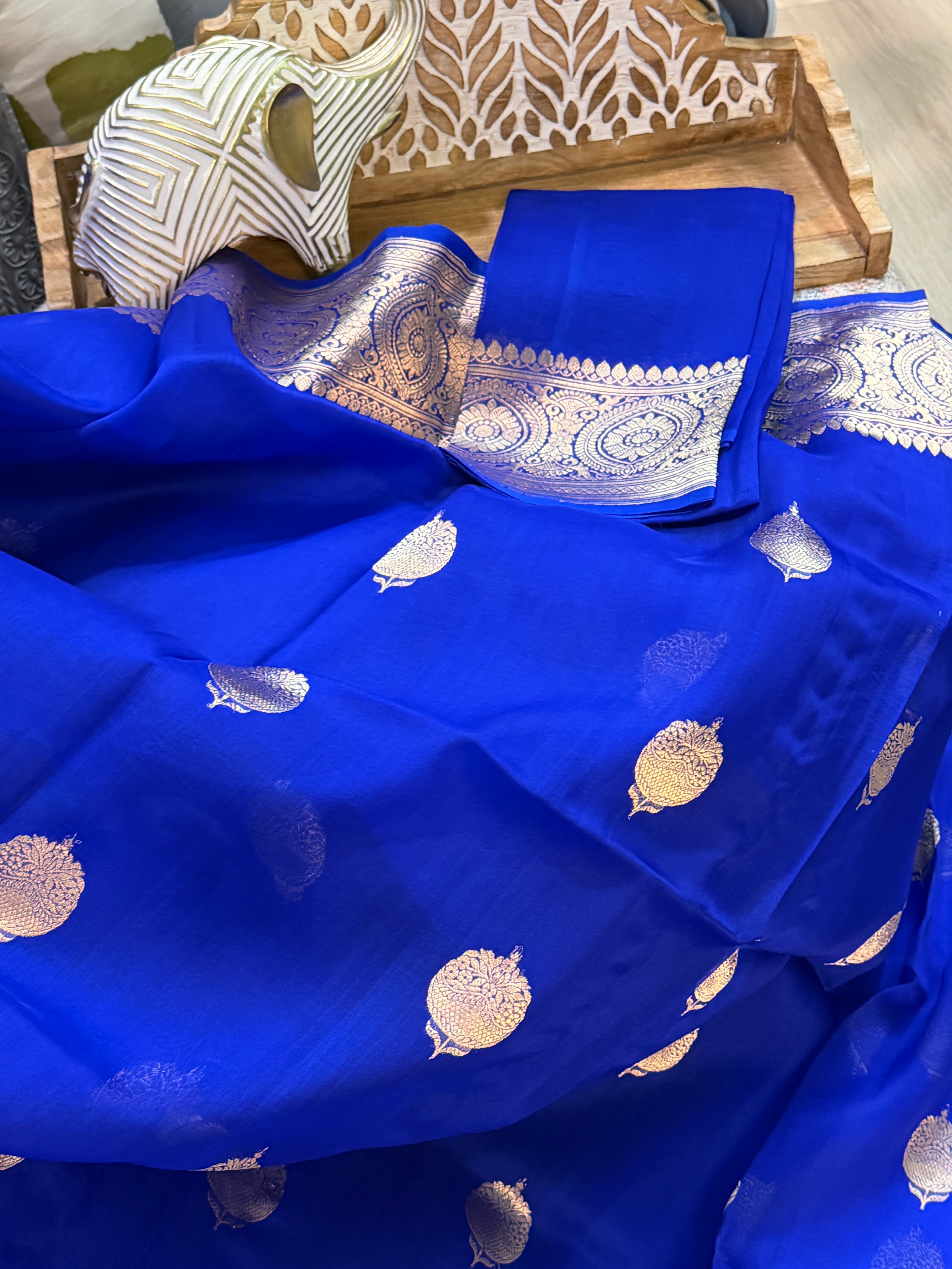 Banarasi Kora Organza Silk Saree
