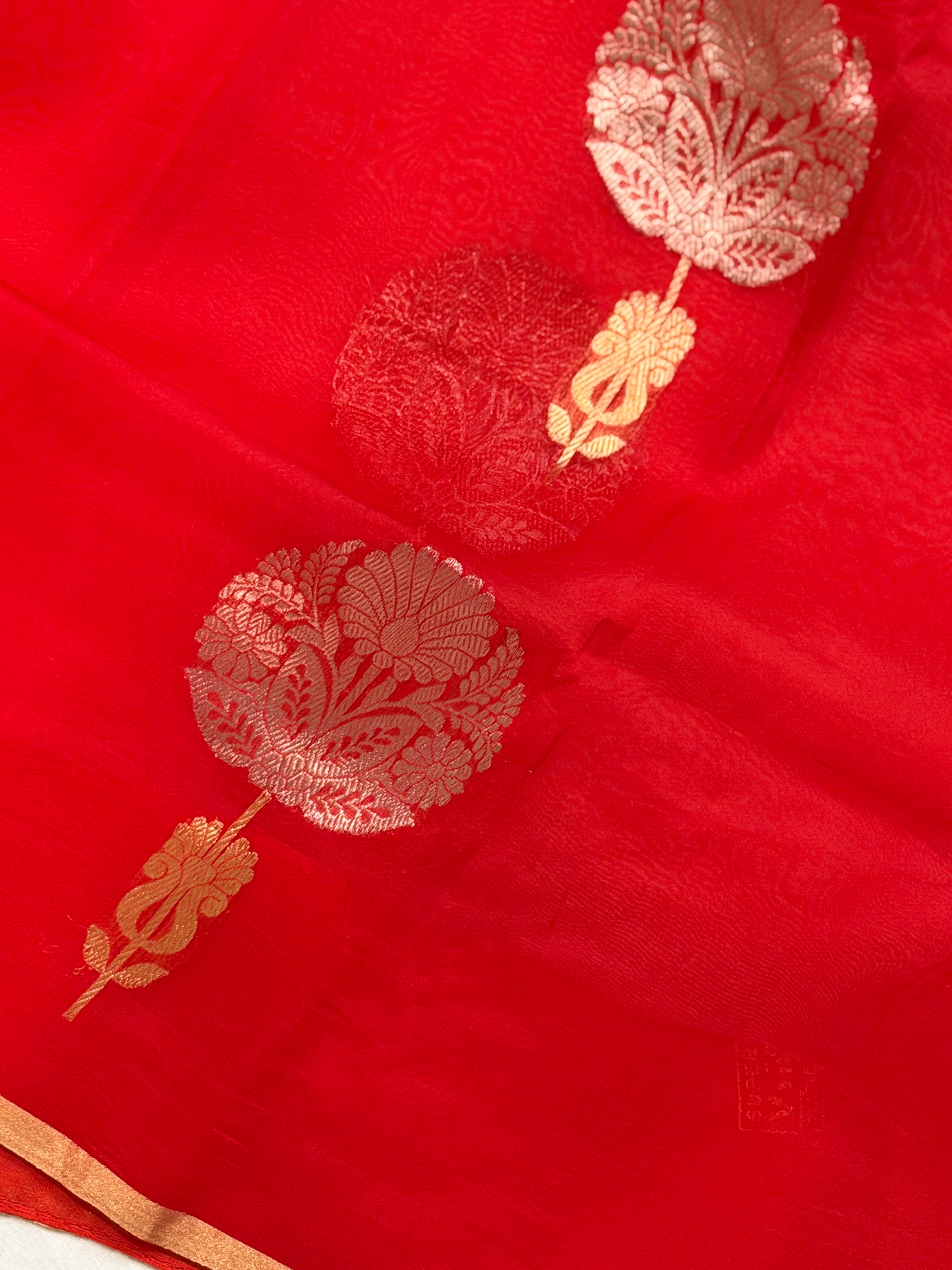 Banarasi Kora Organza Silk Saree