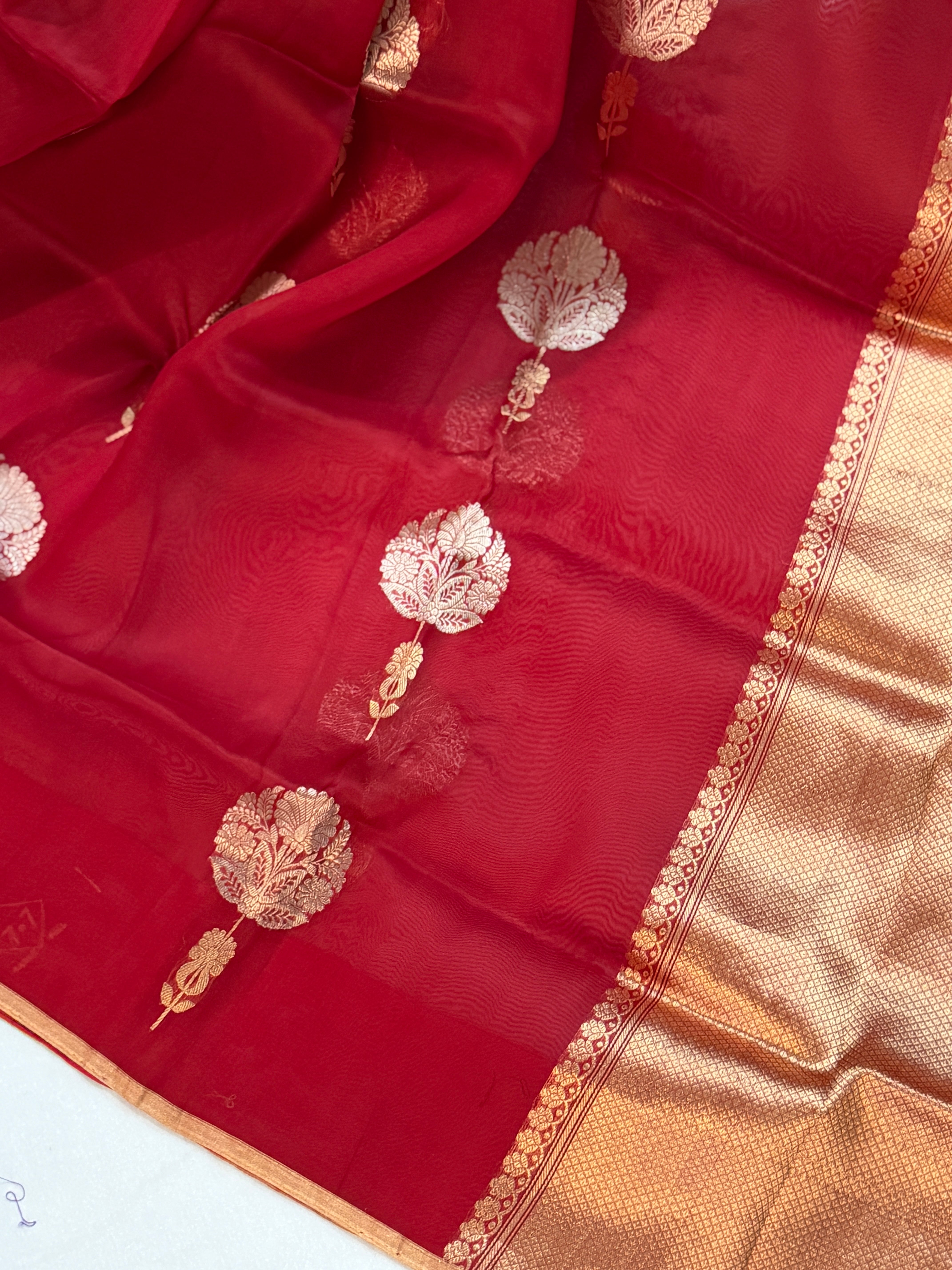 Banarasi Kora Organza Silk Saree