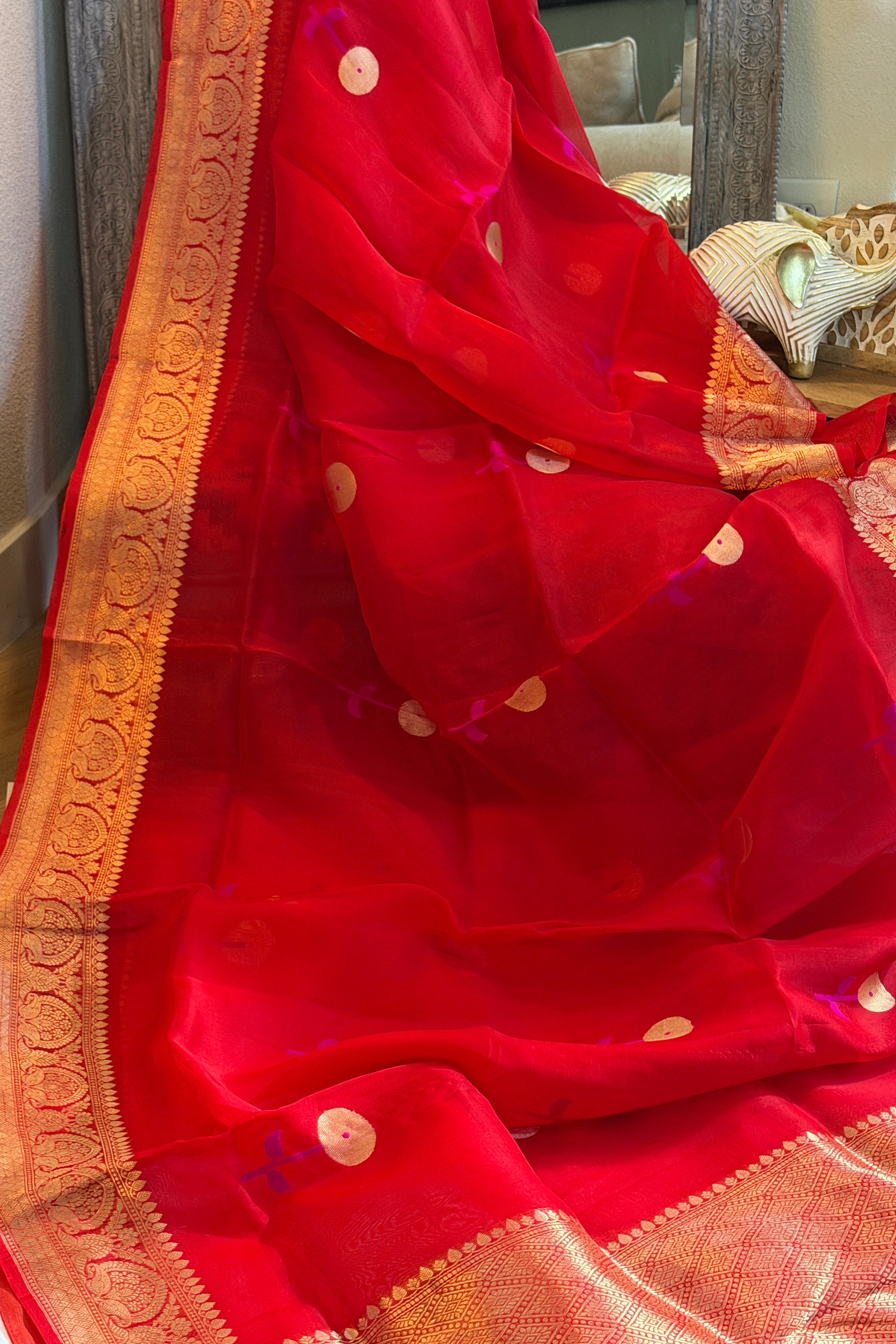 Banarasi Kora Organza Silk Saree