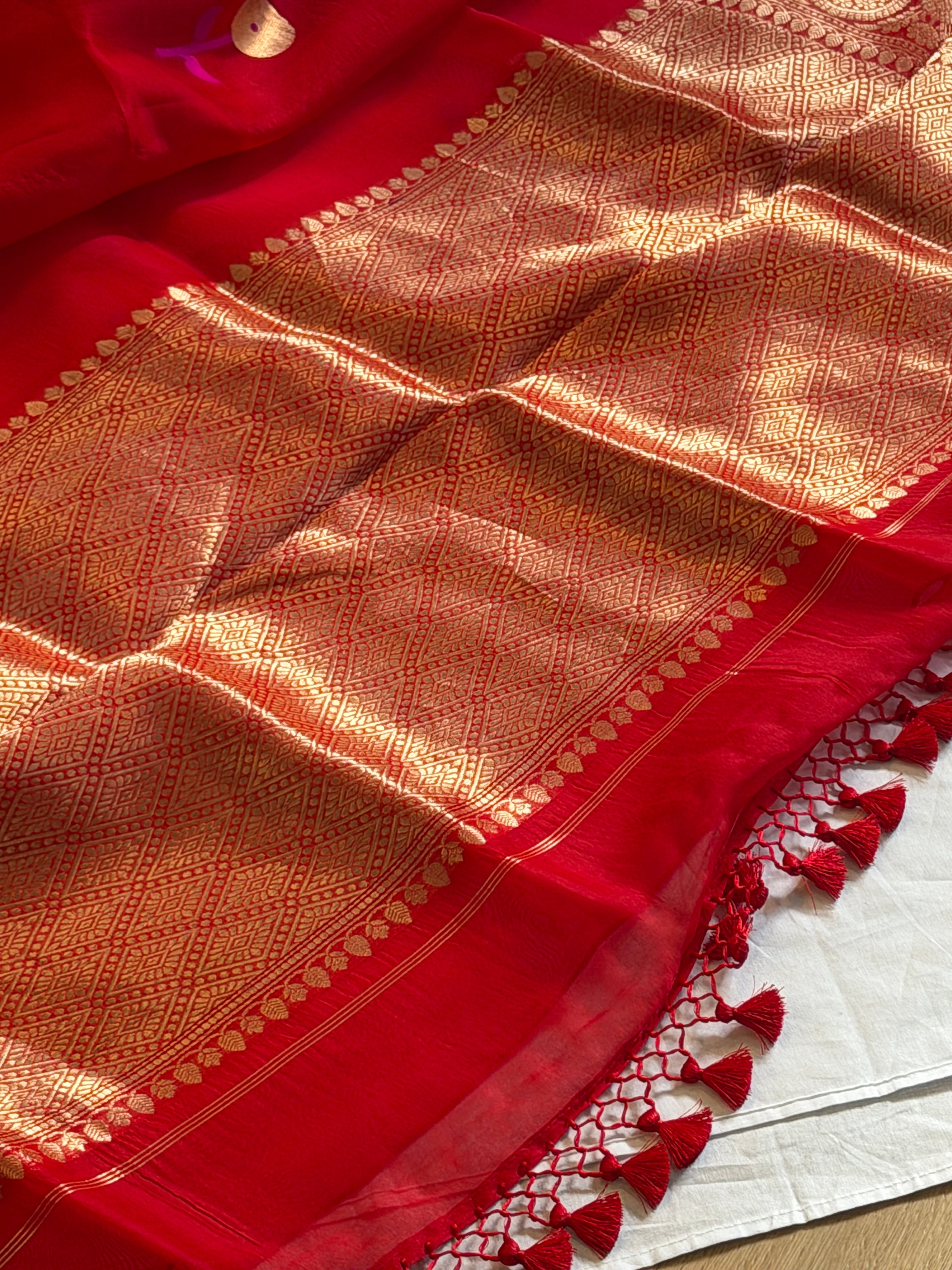 Banarasi Kora Organza Silk Saree