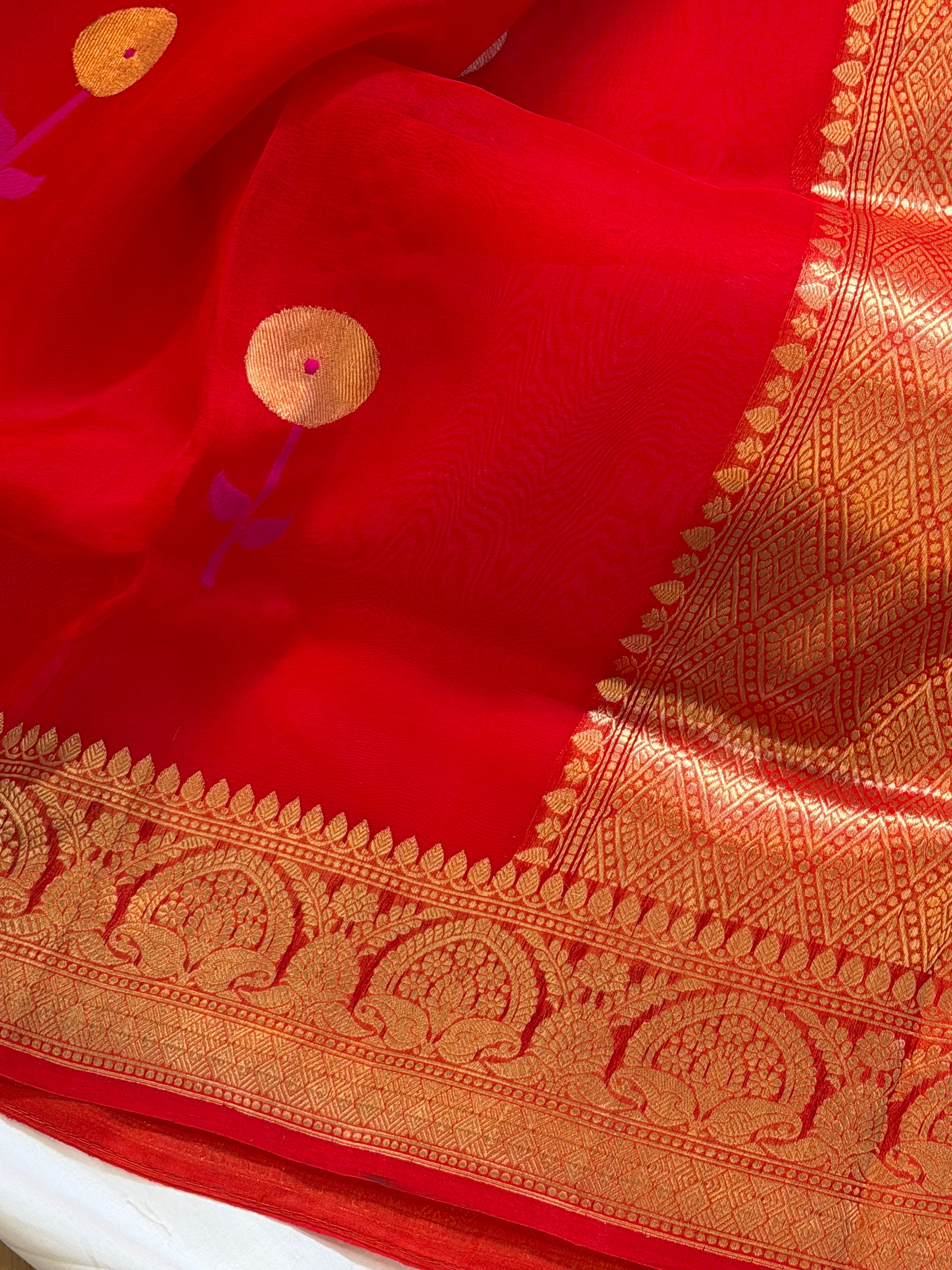 Banarasi Kora Organza Silk Saree