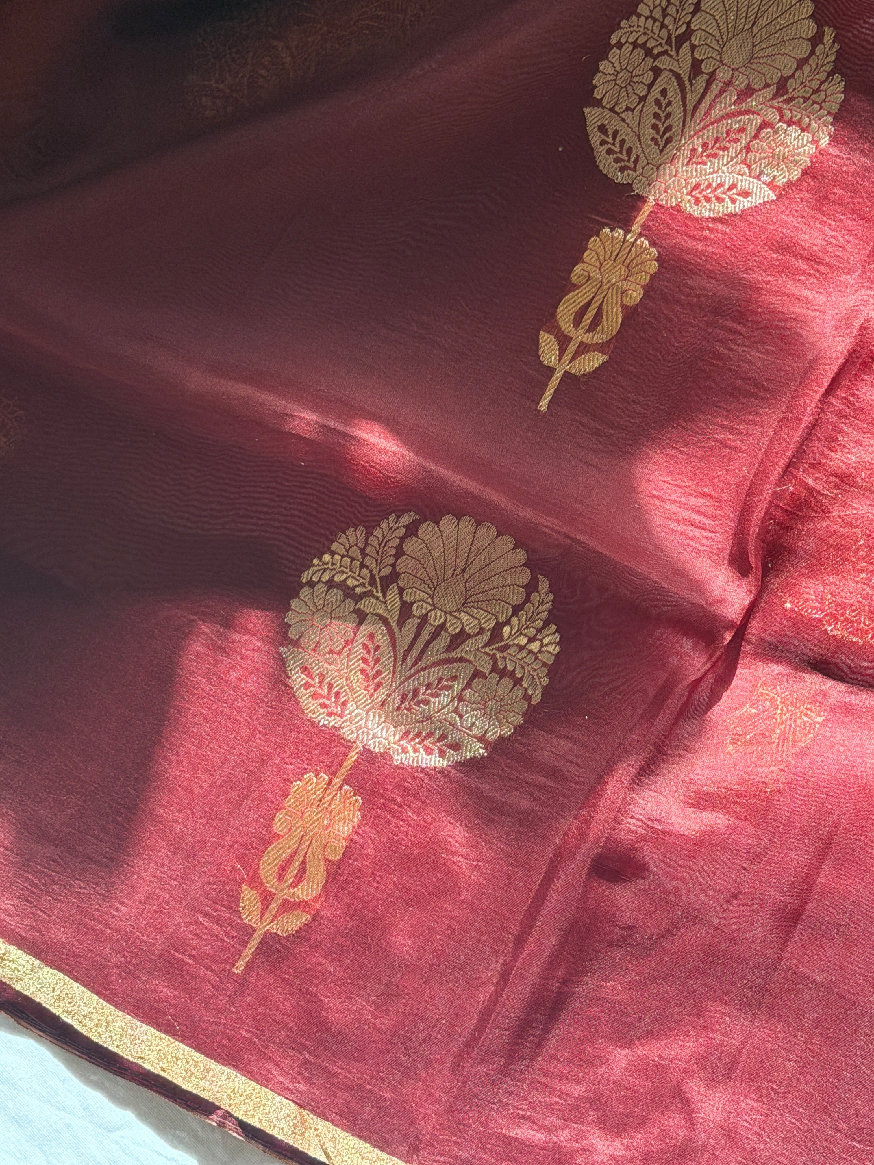 Banarasi Kora Organza Silk Saree