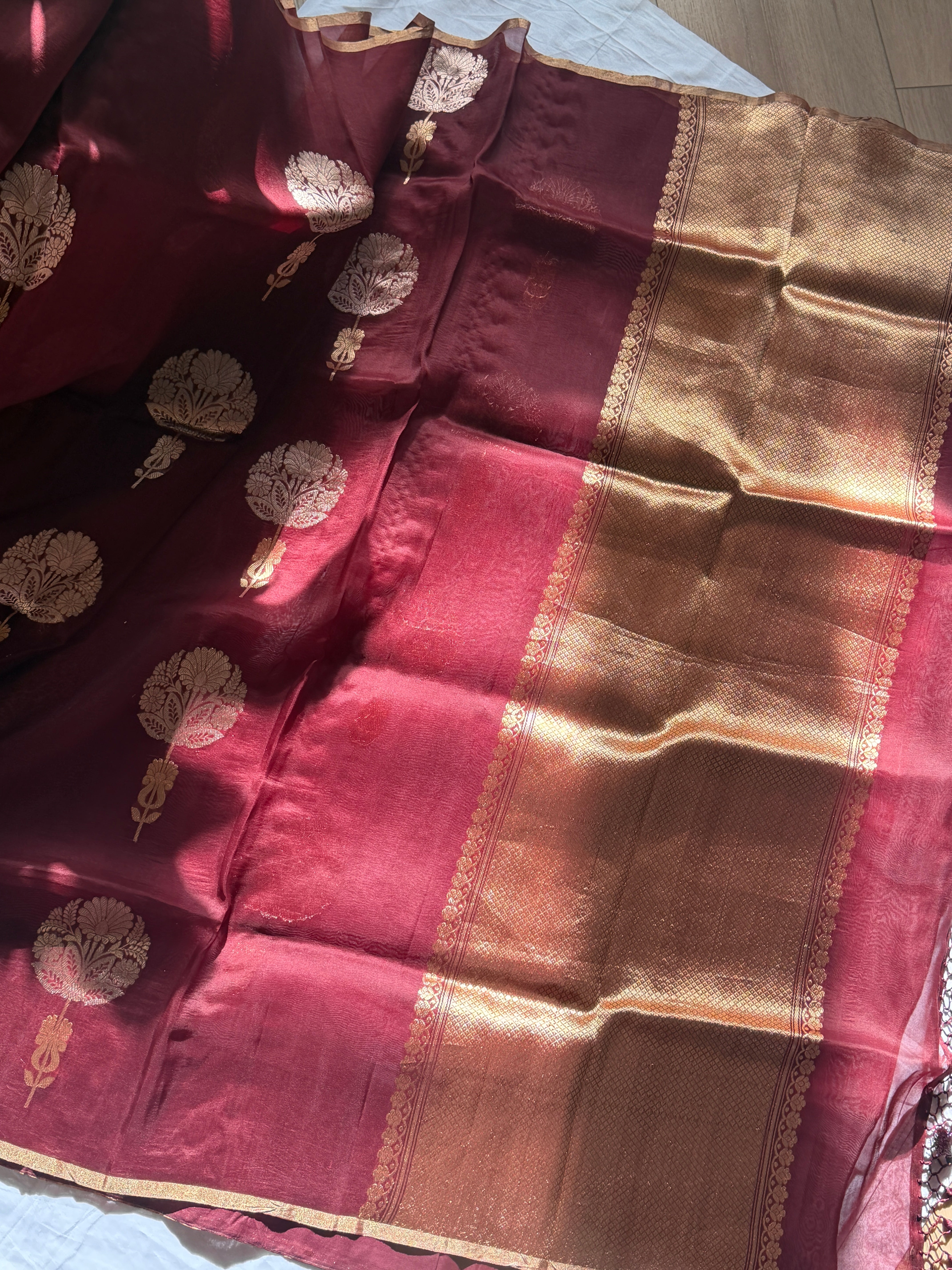 Banarasi Kora Organza Silk Saree