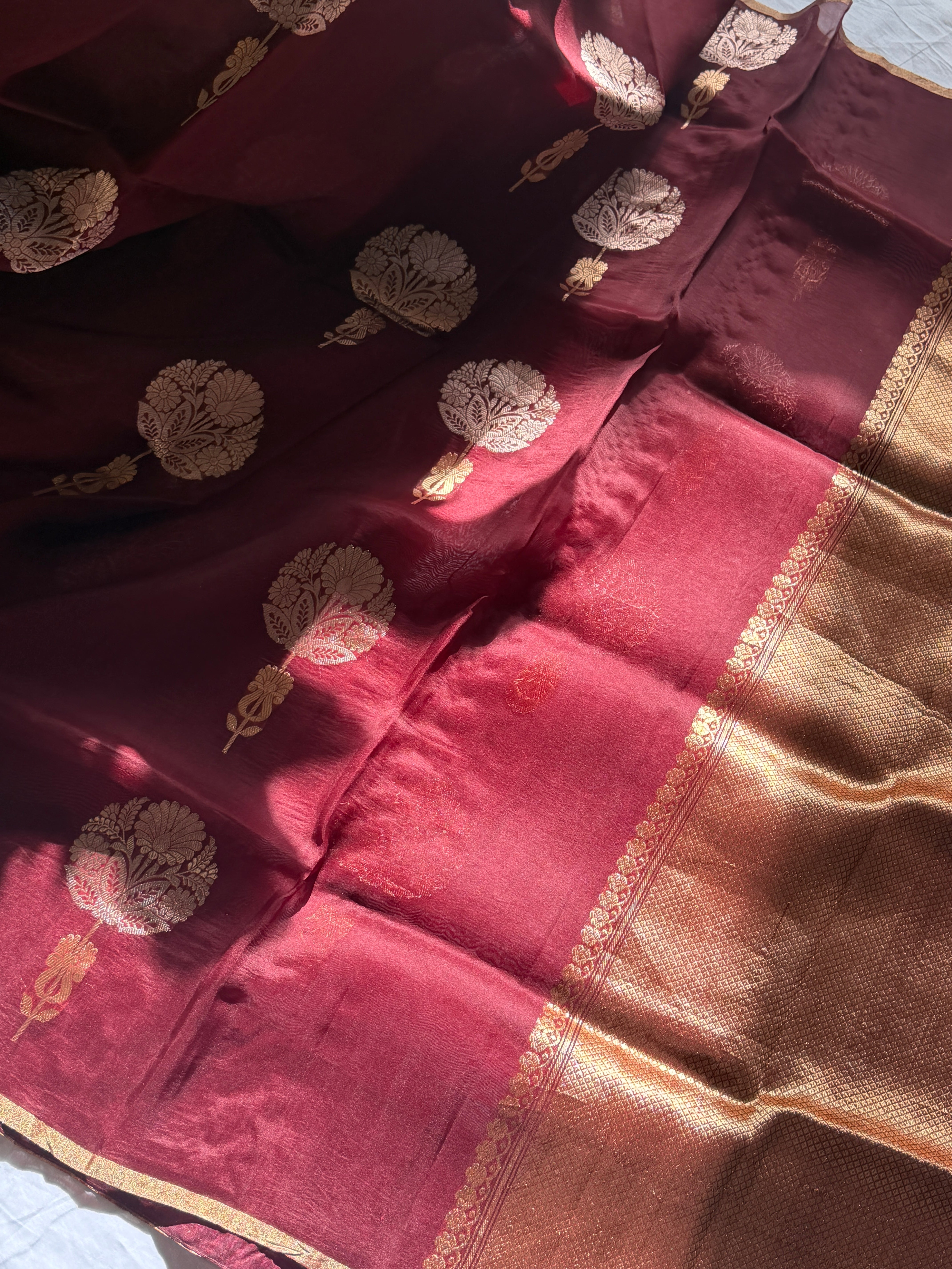 Banarasi Kora Organza Silk Saree
