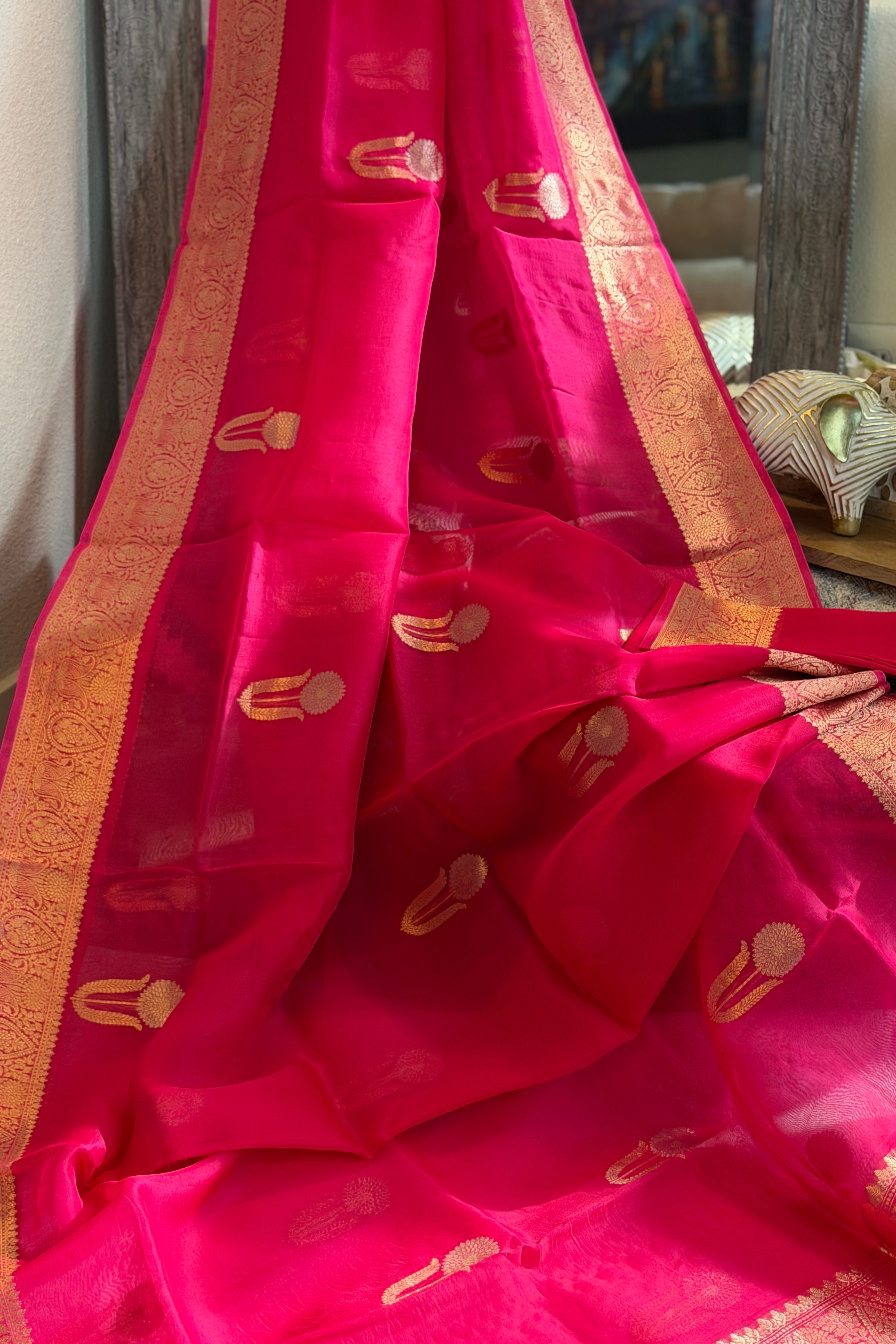Banarasi Kora Organza Silk Saree