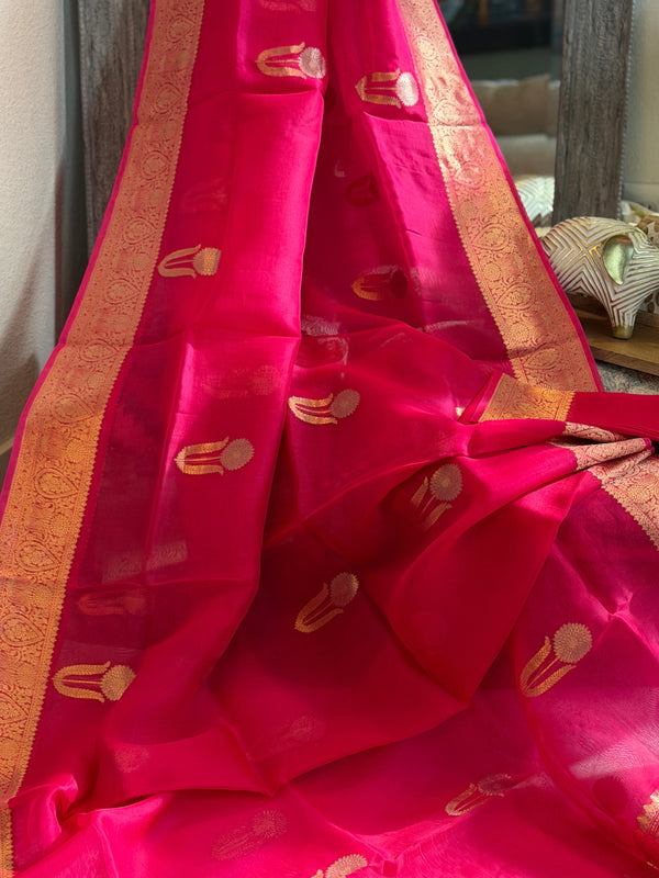 Banarasi Kora Organza Silk Saree