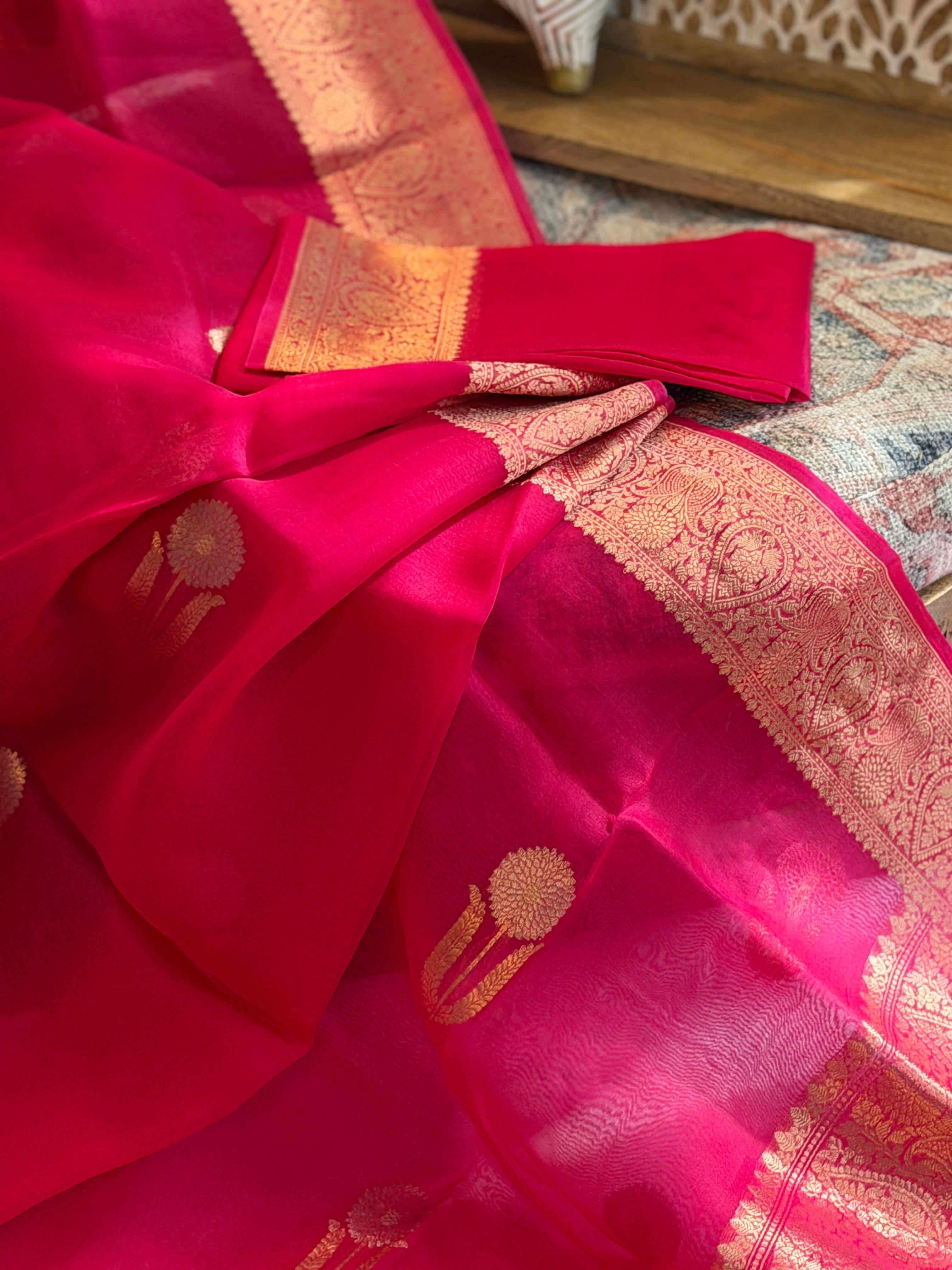 Banarasi Kora Organza Silk Saree