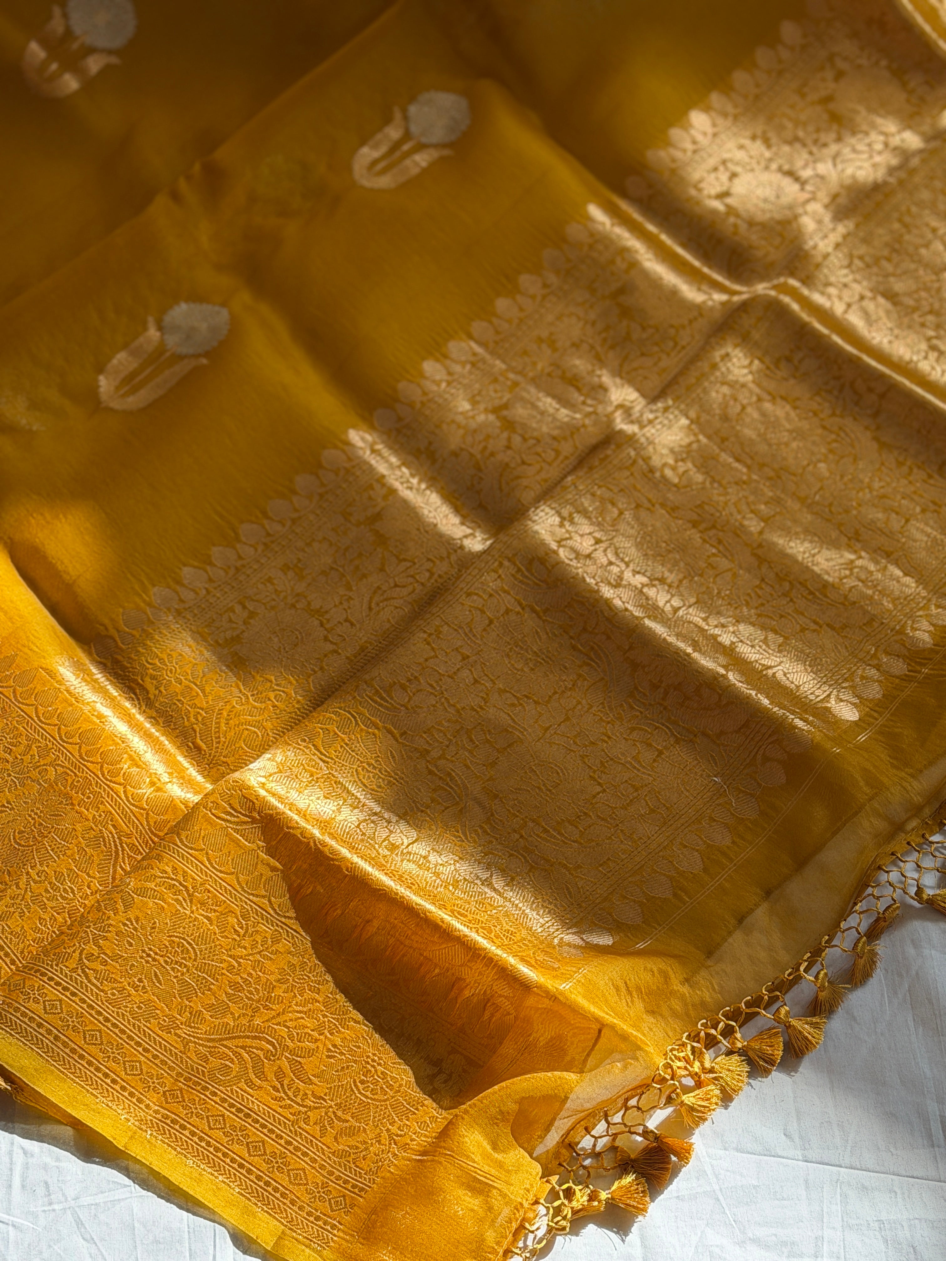Banarasi Kora Organza Silk Saree