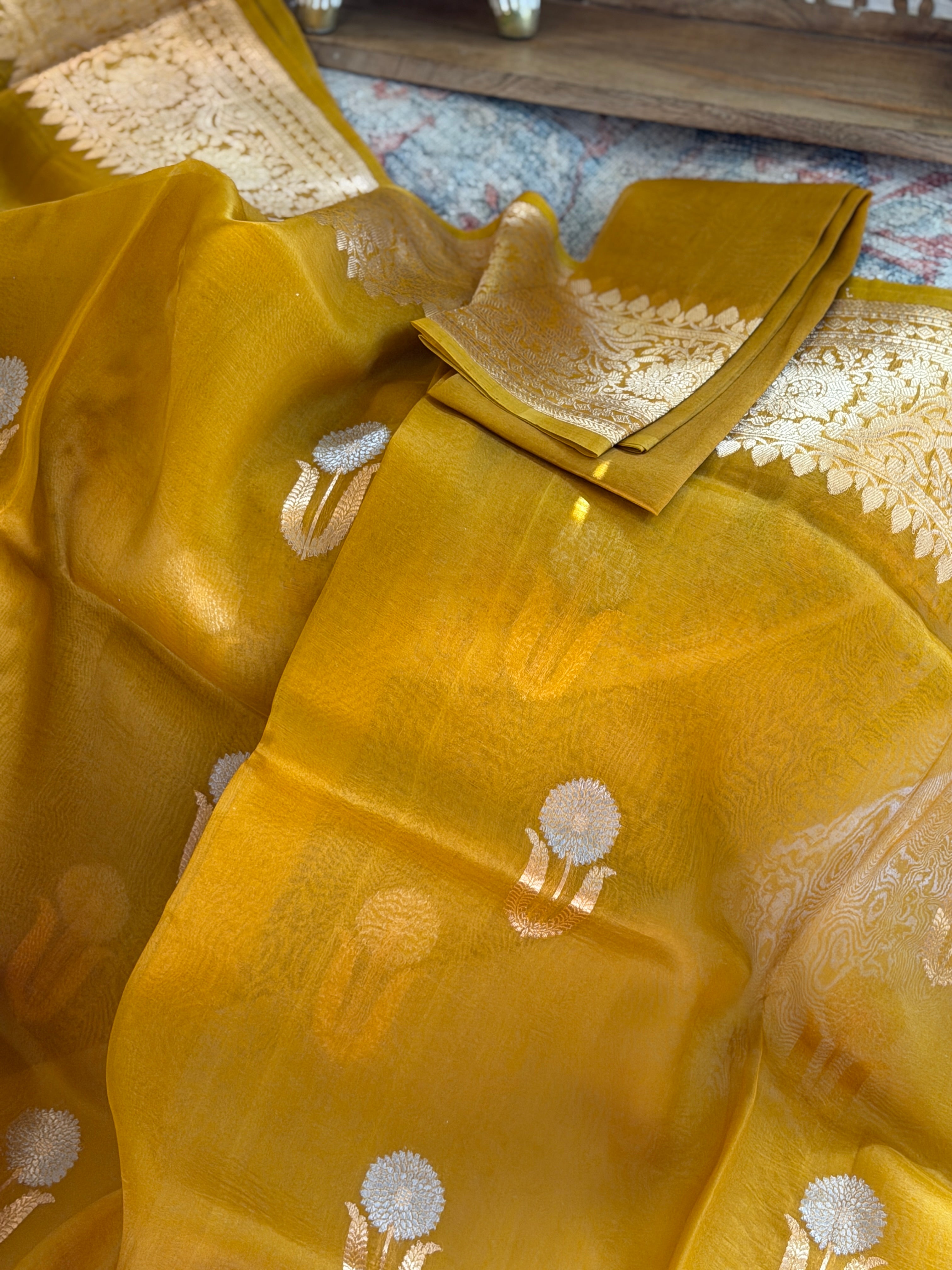 Banarasi Kora Organza Silk Saree