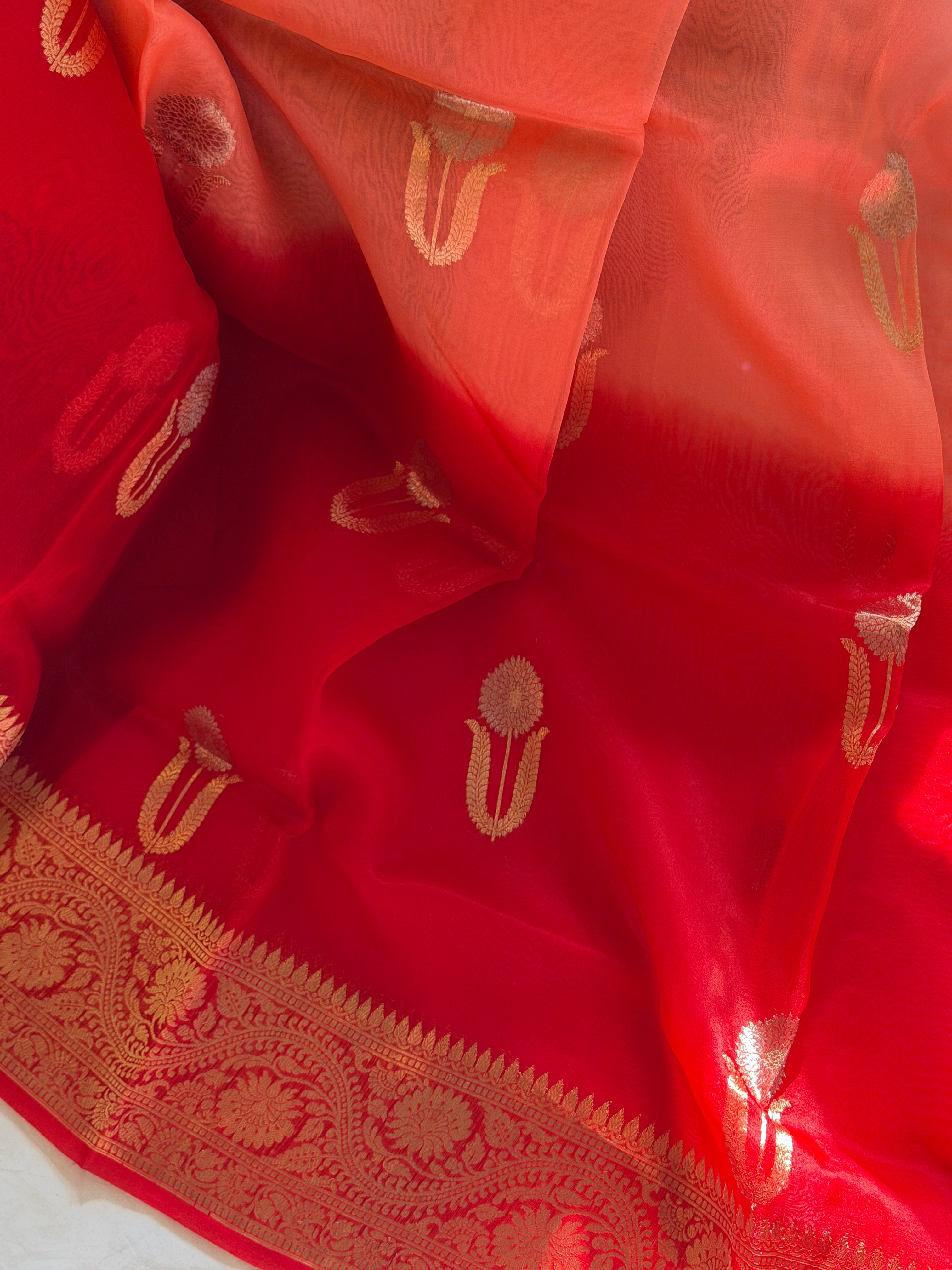 Banarasi Kora Organza Silk Saree