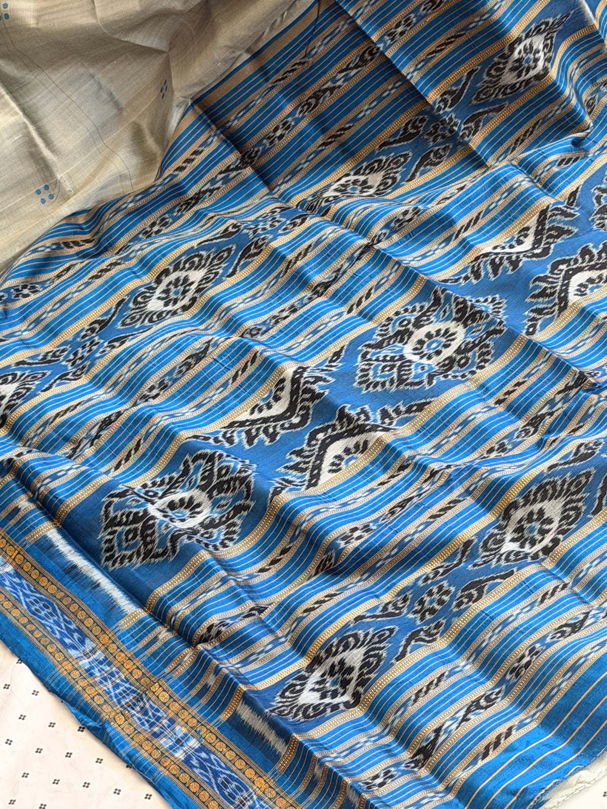 Khandua silk big temple border no bp
